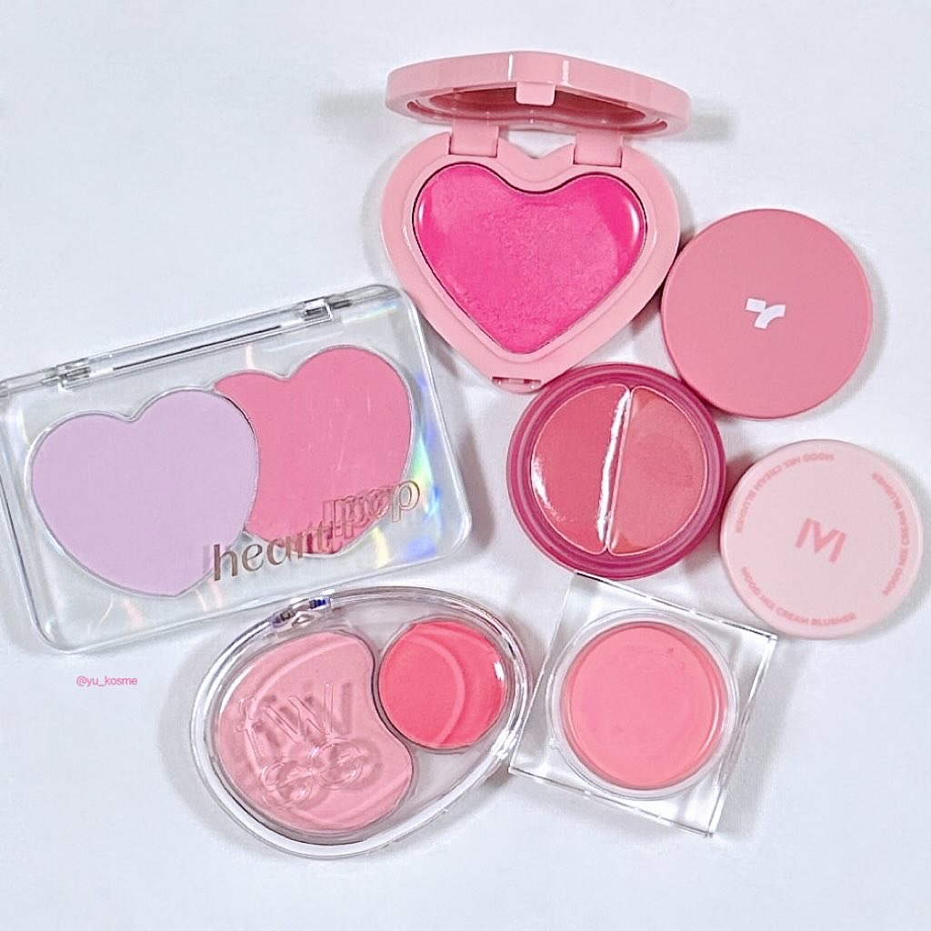 ムードミックスクリームブラッシャー/MAD PEACH/ジェル・クリームチークを使ったクチコミ（1枚目）