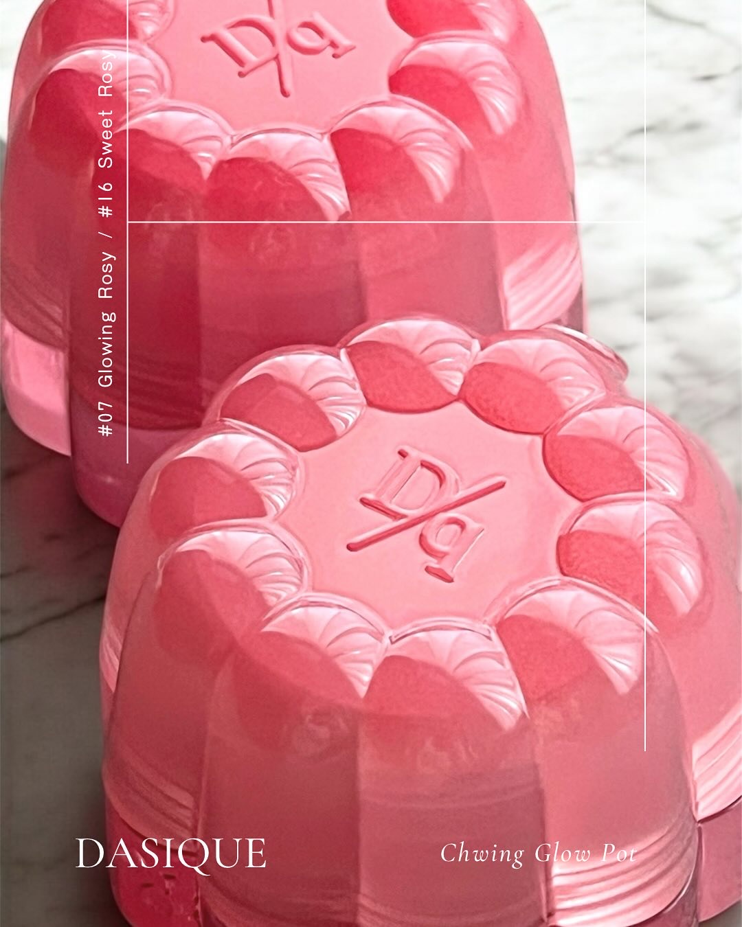 チューインググロウポット 07 グローイングロージー/dasique/口紅を使ったクチコミ（1枚目）