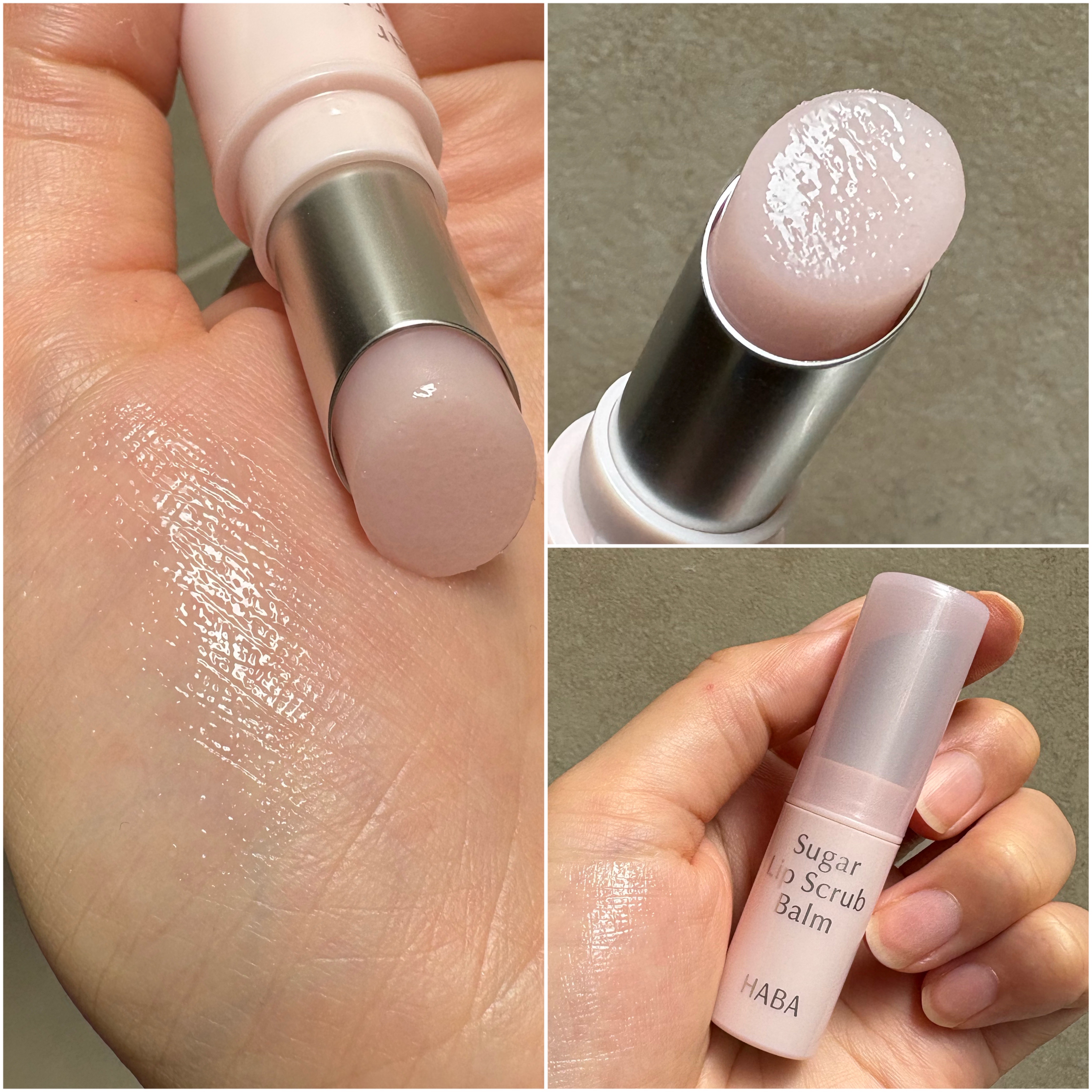 シュガーリップスクラブバーム/HABA/リップスクラブを使ったクチコミ（2枚目）