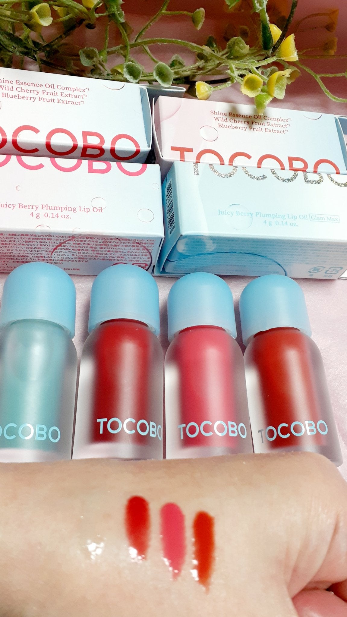 ジューシーベリープランピングリップオイル/TOCOBO/リップグロスを使ったクチコミ(1枚目)