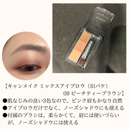 ミックスアイブロウ/キャンメイク/パウダーアイブロウを使ったクチコミ(2枚目)