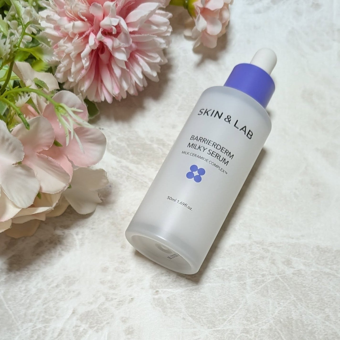 バリアダームミルキーセラム/SKIN&LAB/美容液を使ったクチコミ(2枚目)