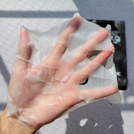 ブラックPDRN デイリーシートマスク/ネイチャーリパブリック/シートマスク・パックを使ったクチコミ(4枚目)