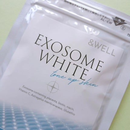 &WELL エクソソームホワイト/&WELL/美容サプリメントを使ったクチコミ(2枚目)