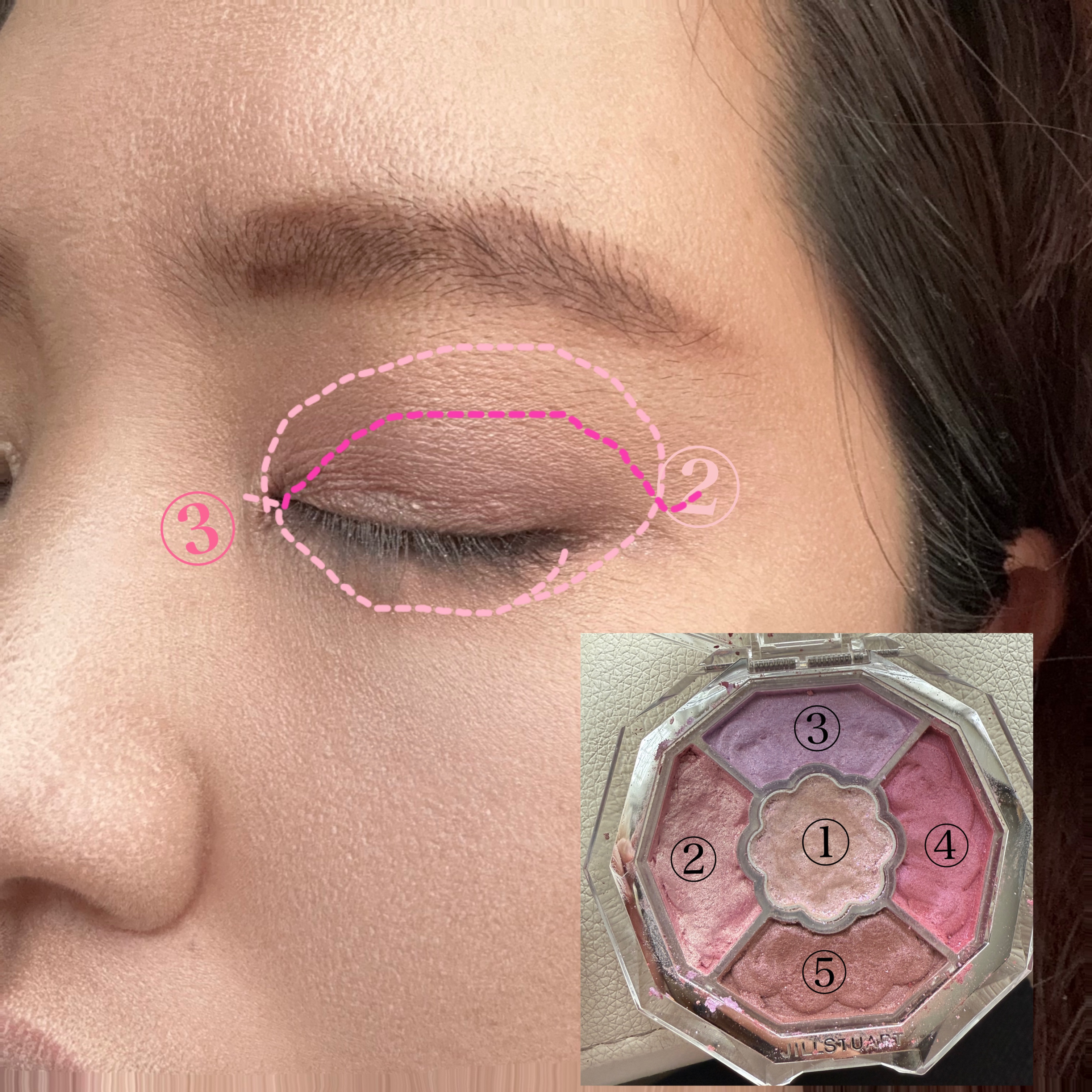 ジルスチュアート ブルームクチュール アイズ　ジュエルドブーケ/JILL STUART/アイシャドウパレットを使ったクチコミ（2枚目）