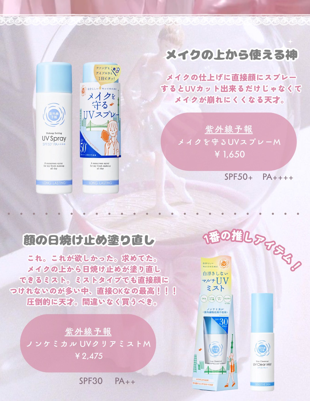 日焼け止めミスト SPF35 PA+++/無印良品/日焼け止めミスト・スプレーを使ったクチコミ（3枚目）