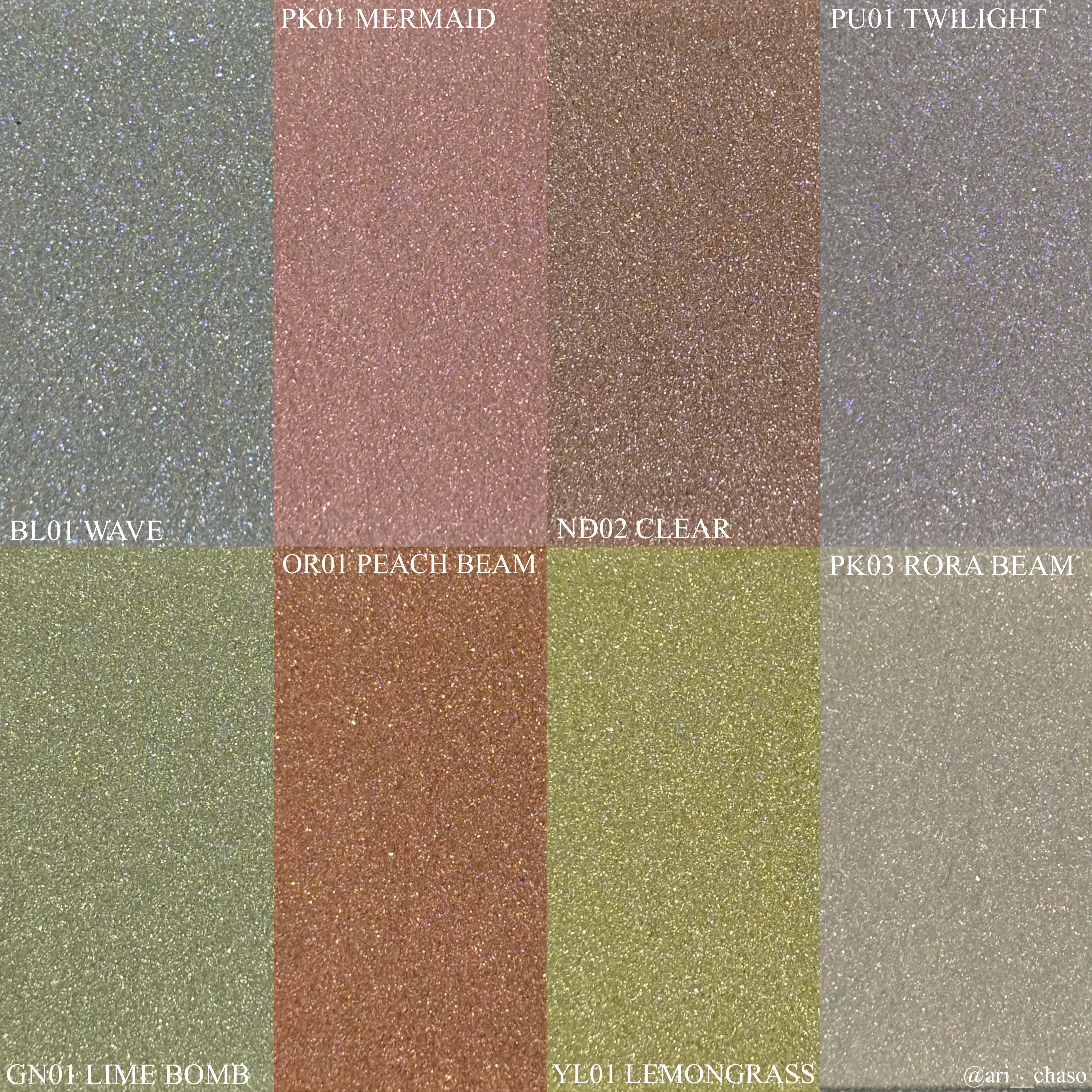 ピュアグラッシュ ハイライター/2aN/パウダーハイライトを使ったクチコミ（2枚目）