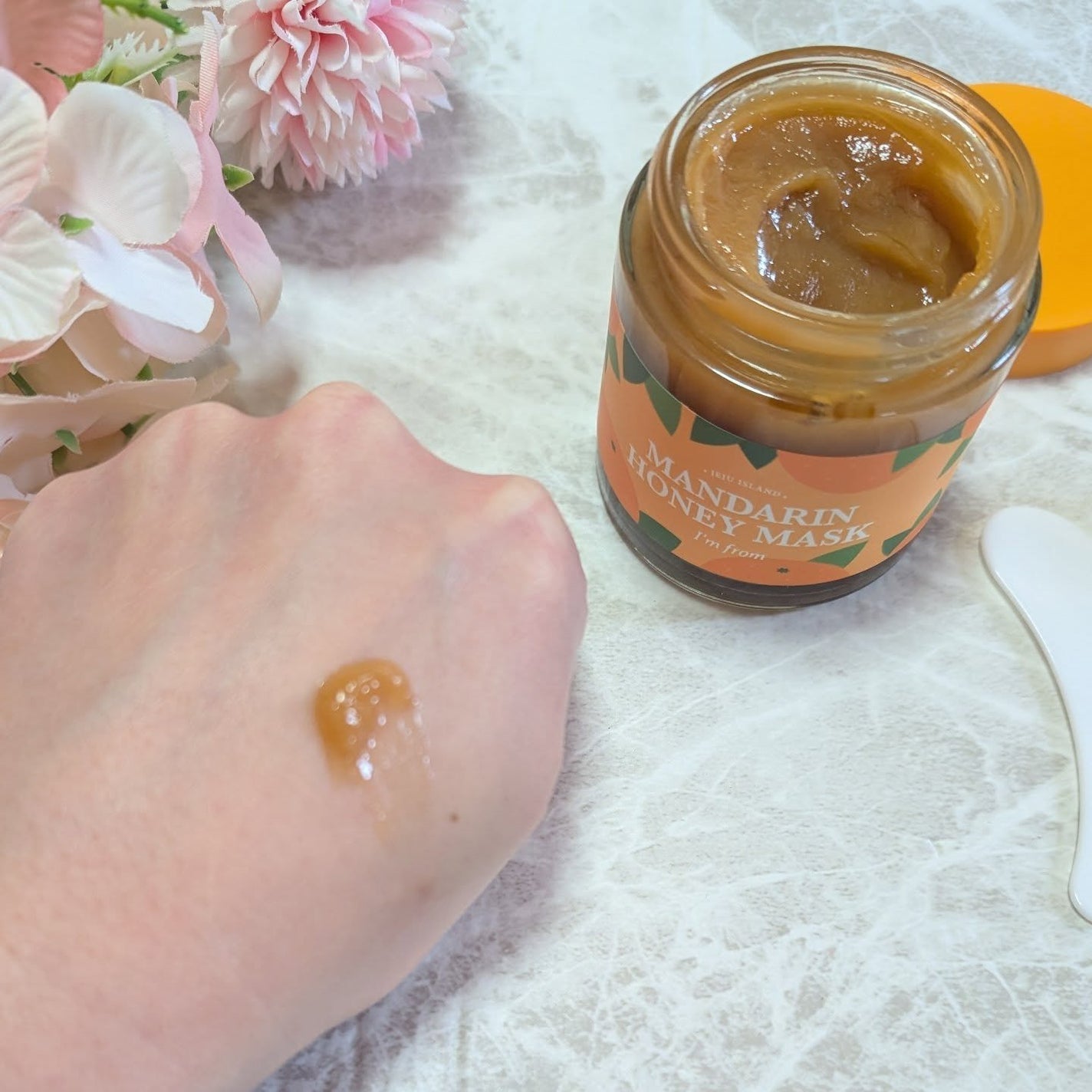 マンダリンハニーマスク/I'm from/洗い流すパック・マスクを使ったクチコミ(4枚目)