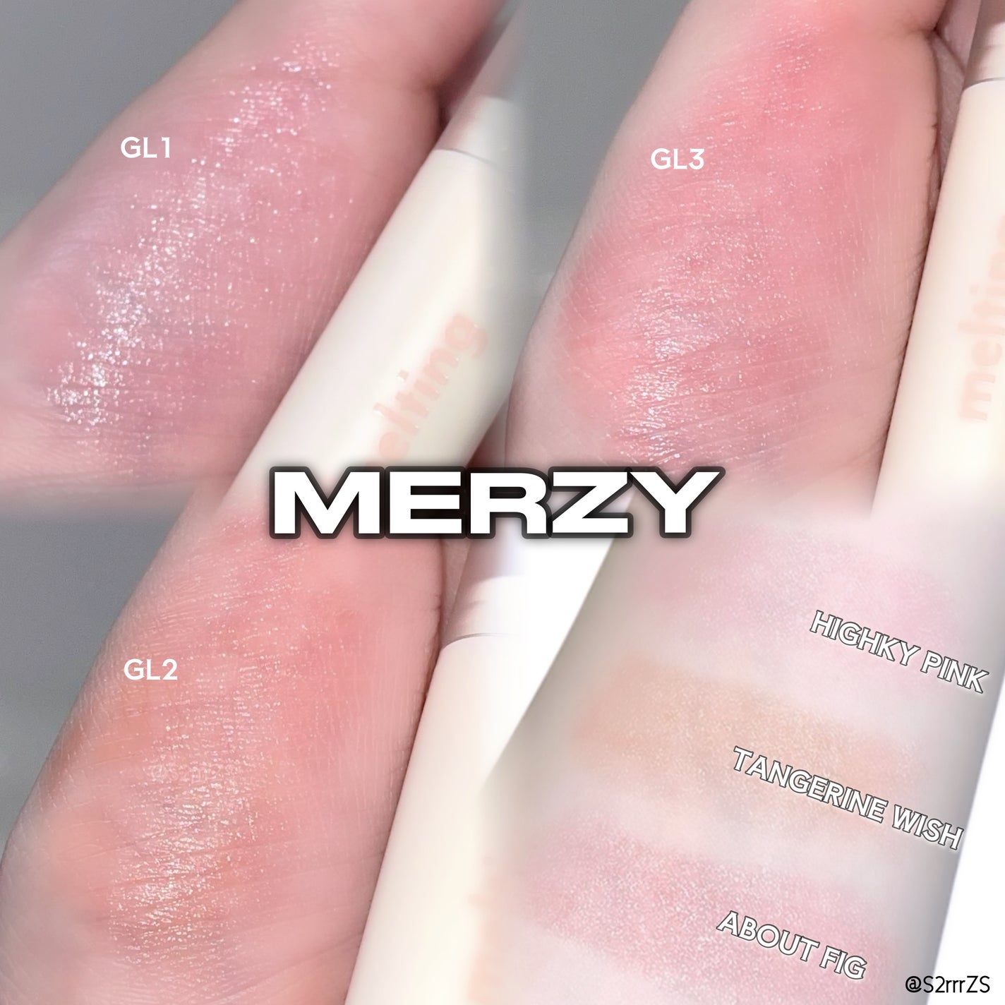 グロッシーメルティングカラーリップバーム/MERZY/リップクリームを使ったクチコミ(2枚目)
