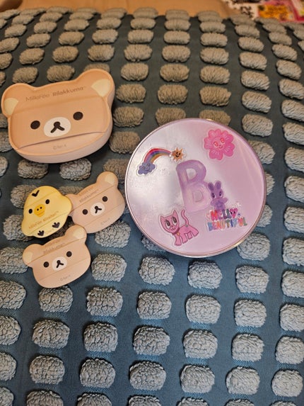 あんことだいふく。フォロバ100。 on LIPS 「✼••┈┈••リラックマパフ買いました!リラックマパフは可愛い..」(4枚目)