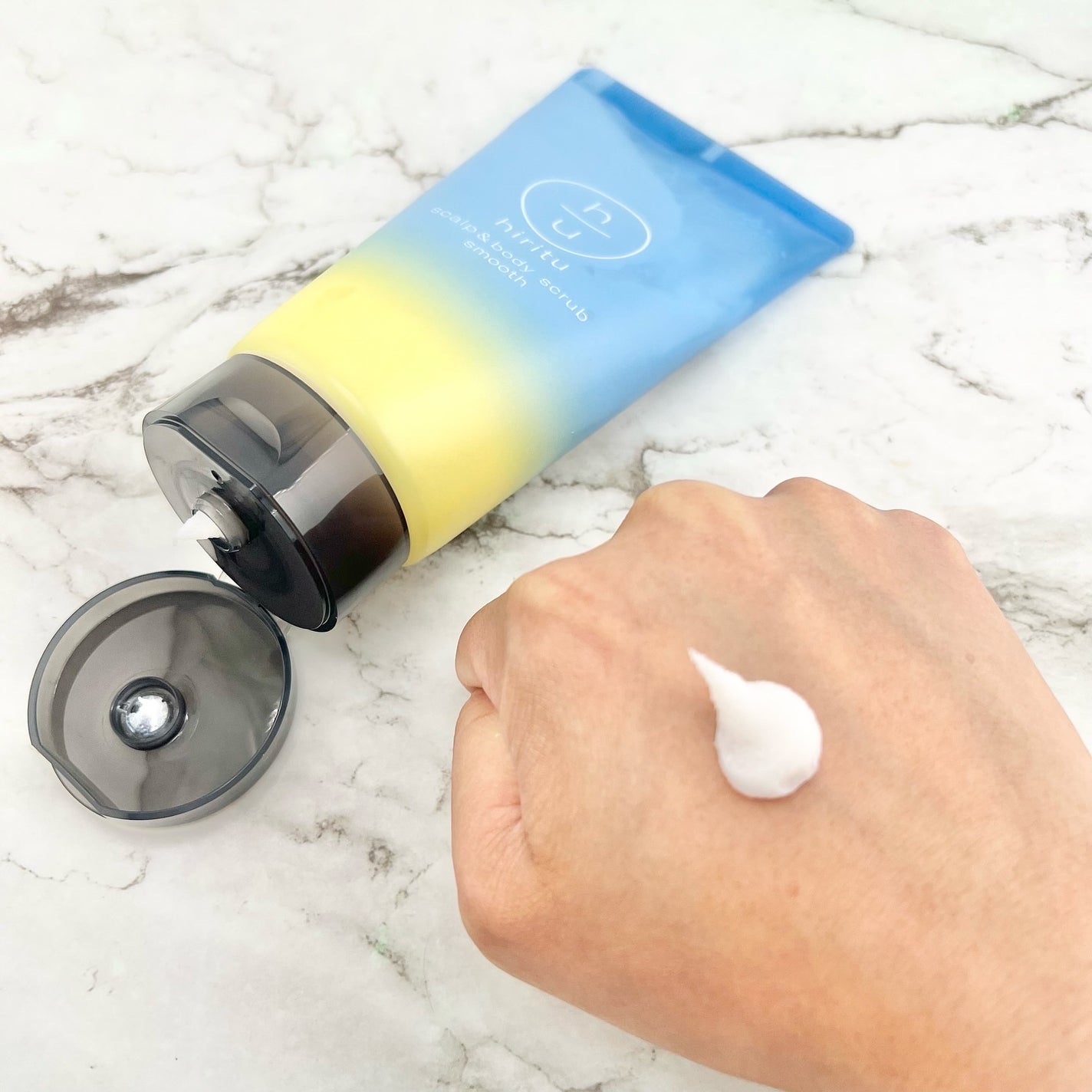 ヒリツ スカルプ&ボディスクラブ/hiritu/ヘッドスクラブを使ったクチコミ(2枚目)