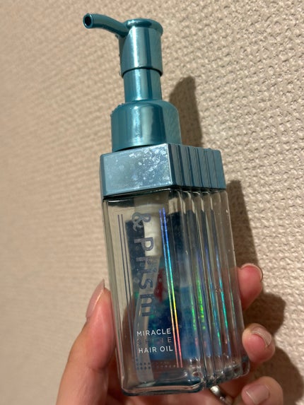 ミラクル シャイン ヘアオイル/&Prism/ヘアオイルを使ったクチコミ(1枚目)