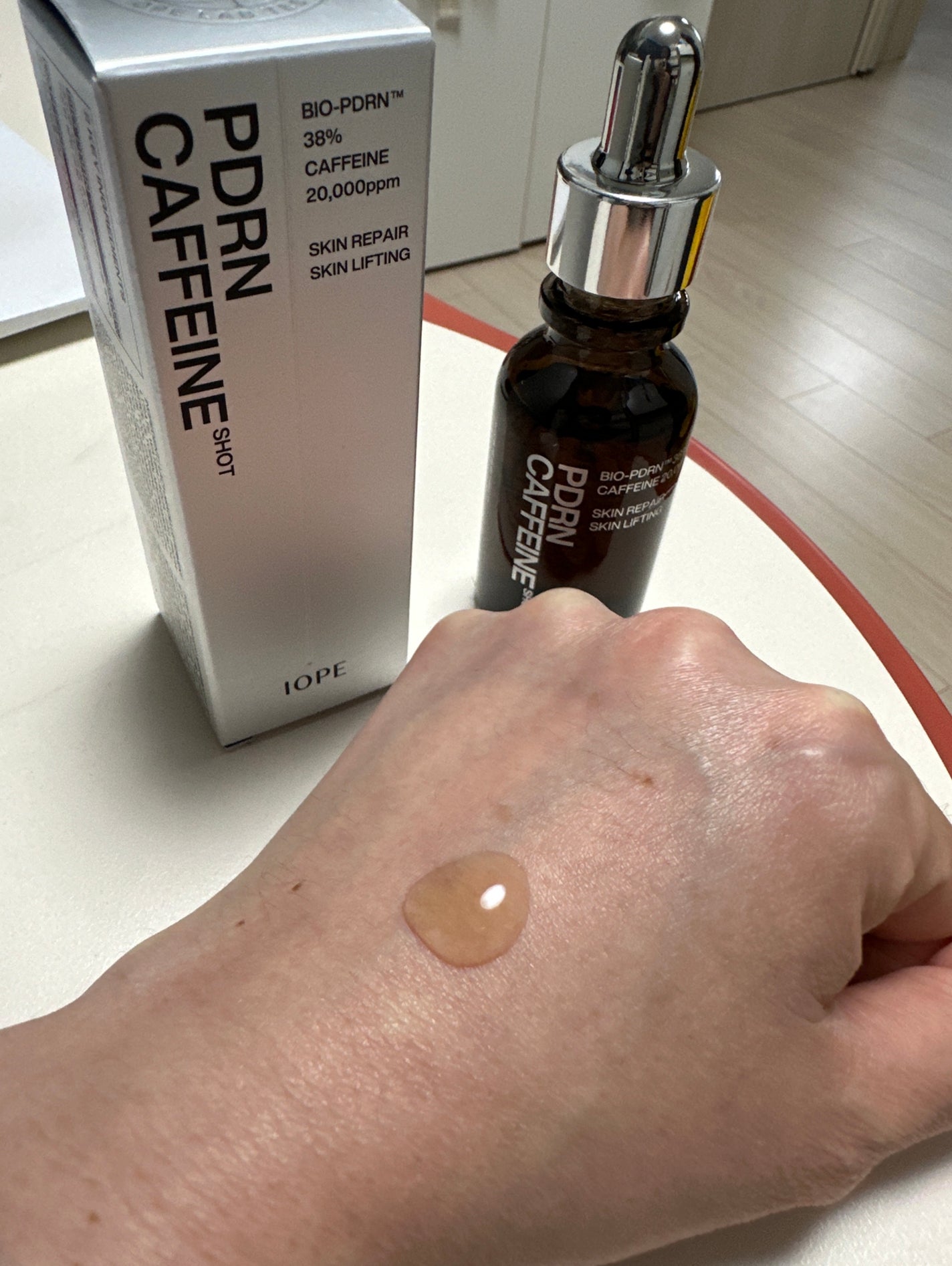 PDRNカフェインショット/IOPE/美容液を使ったクチコミ(2枚目)