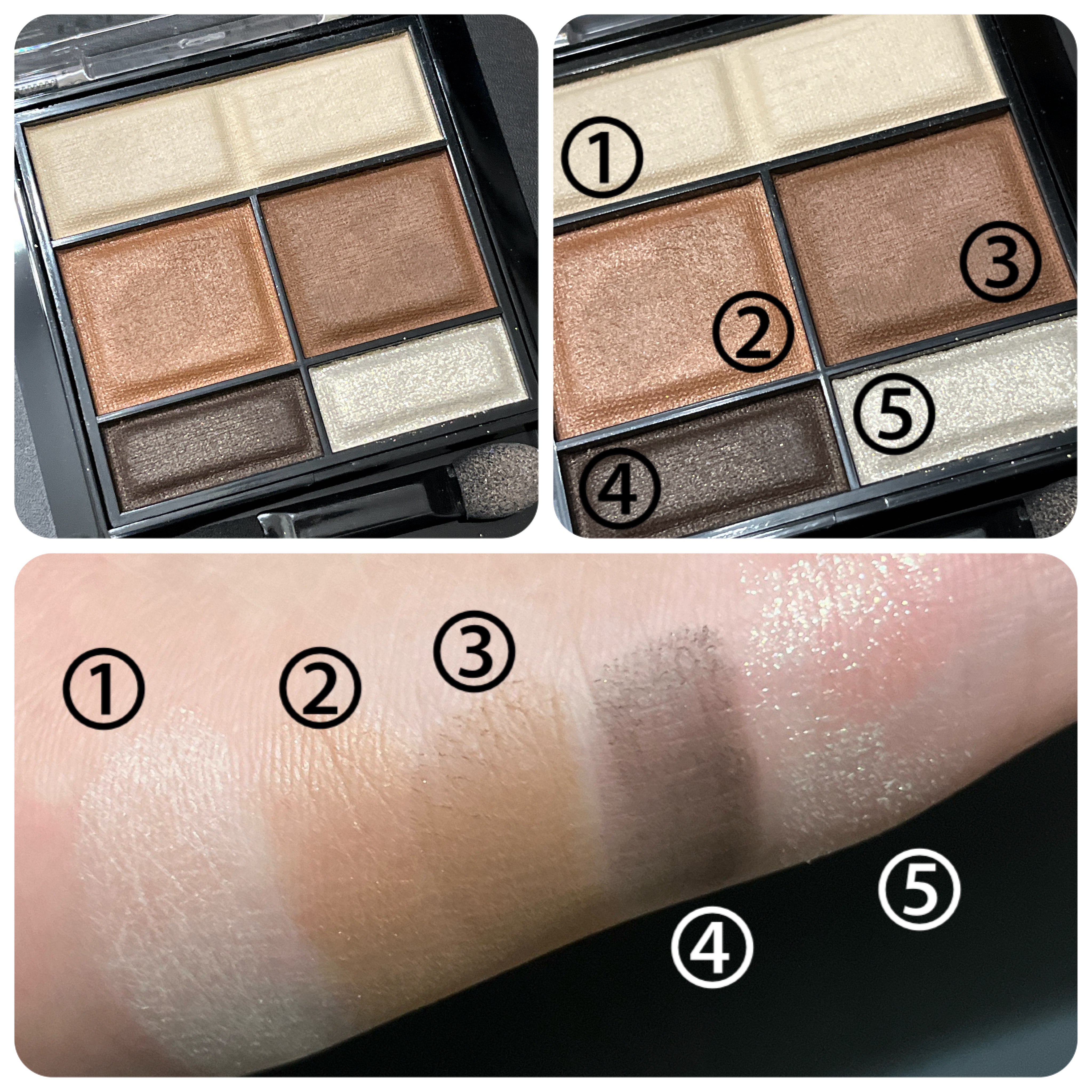 ワンダー スウィート アイシャドウ ソフトマット/リンメル ロンドン/アイシャドウパレットを使ったクチコミ（3枚目）