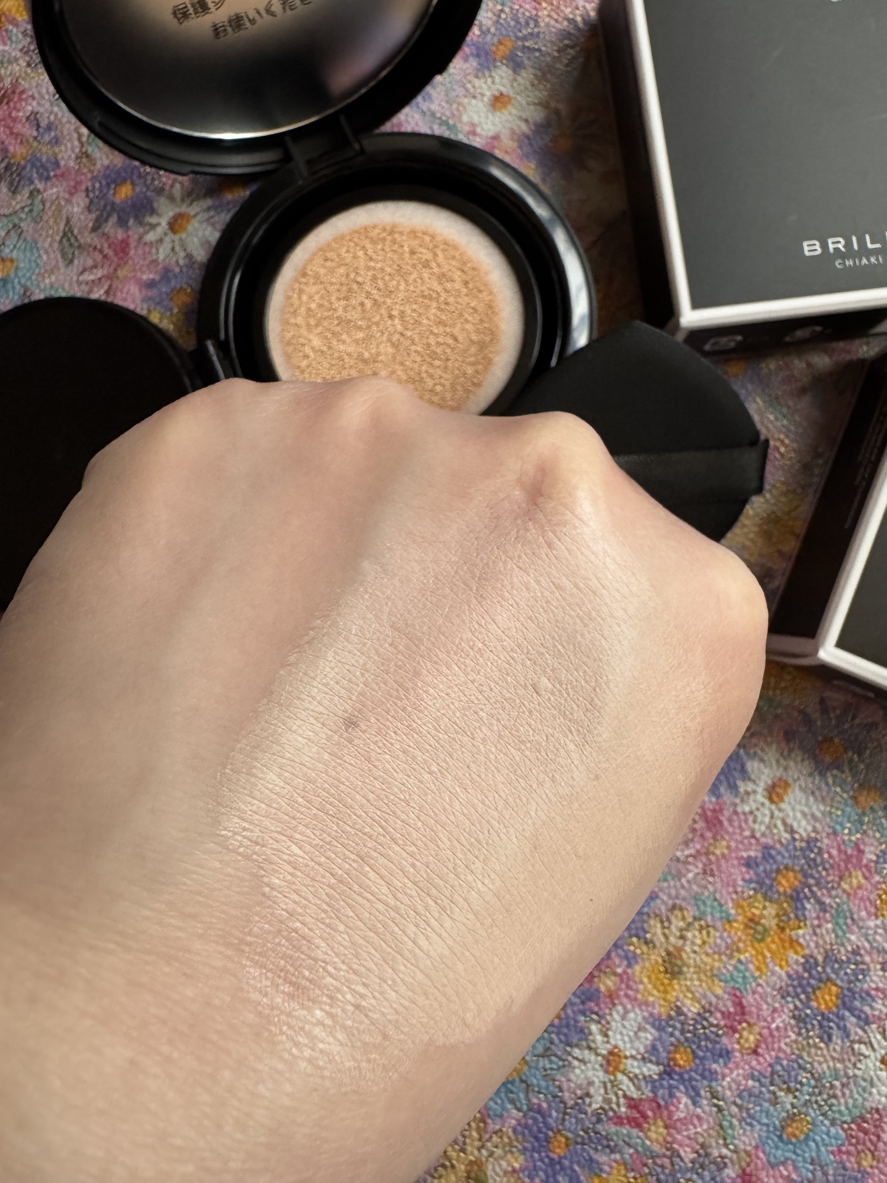 クリエイターズ ロングウェア UV クッション ケース/ブリリアージュ/クッションファンデーションを使ったクチコミ（3枚目）