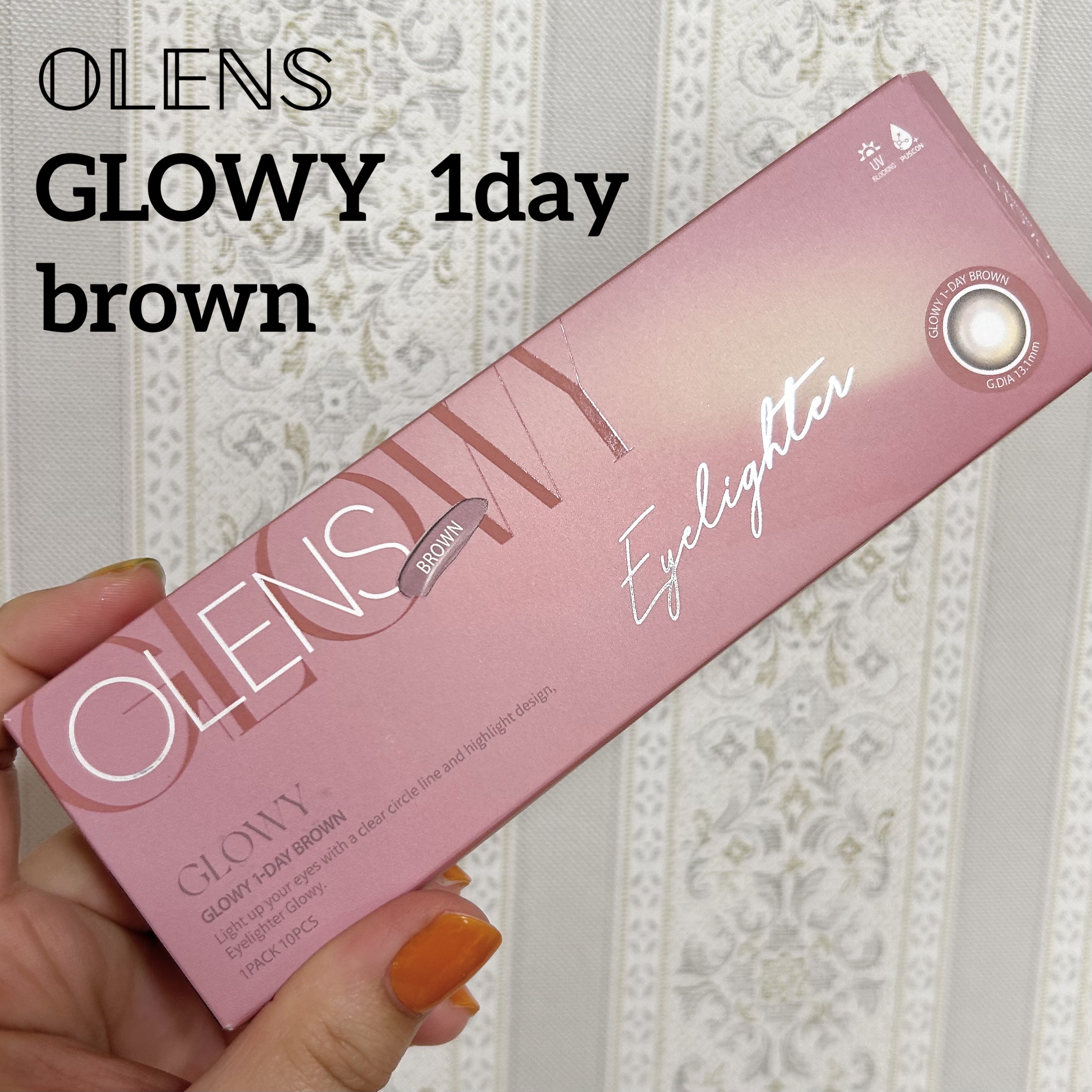 Glowy 1day/OLENS/ワンデー（１DAY）カラコンを使ったクチコミ（1枚目）