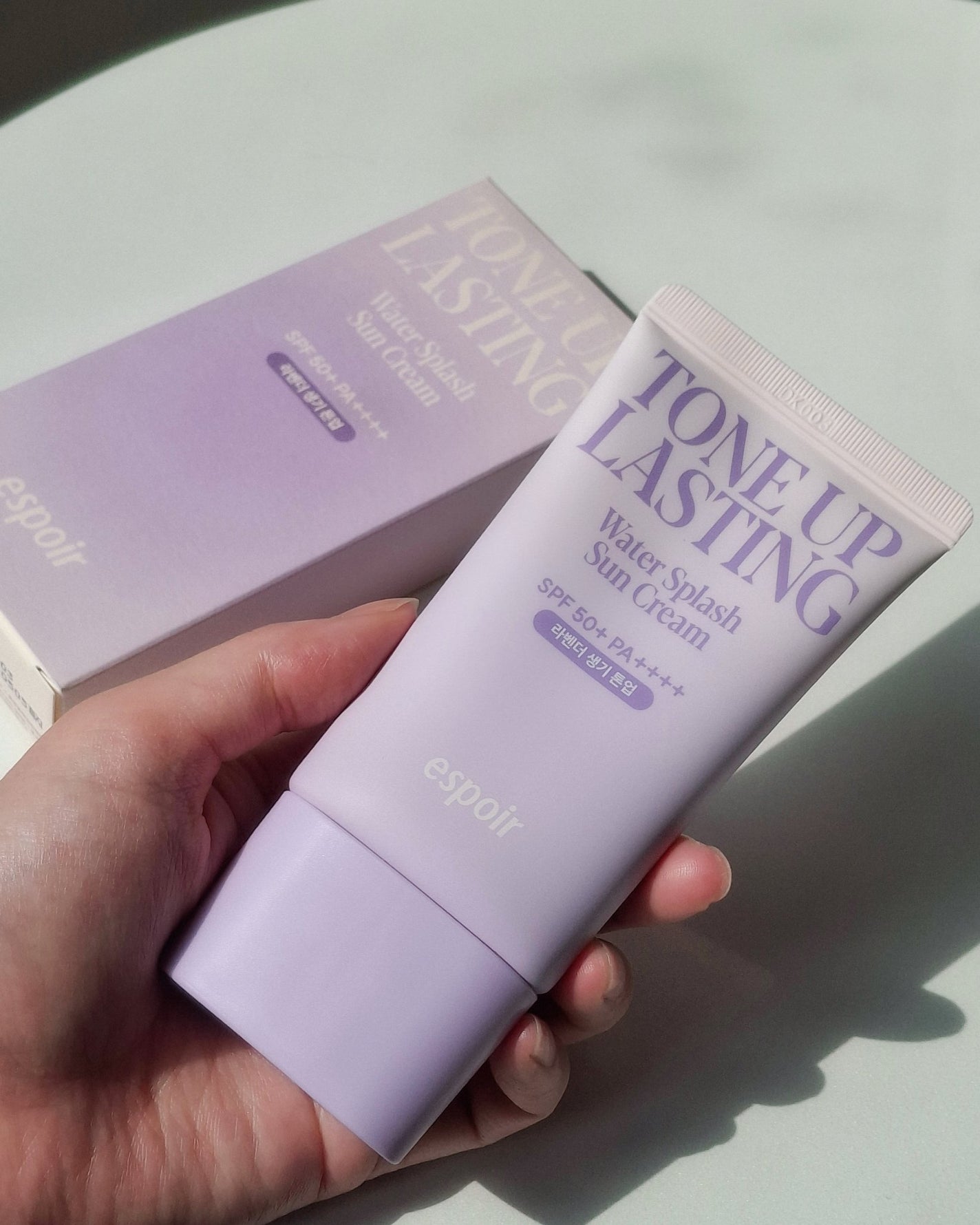 ウォータースプラッシュサンクリーム トーンアップラスティング/espoir/日焼け止めクリームを使ったクチコミ(2枚目)