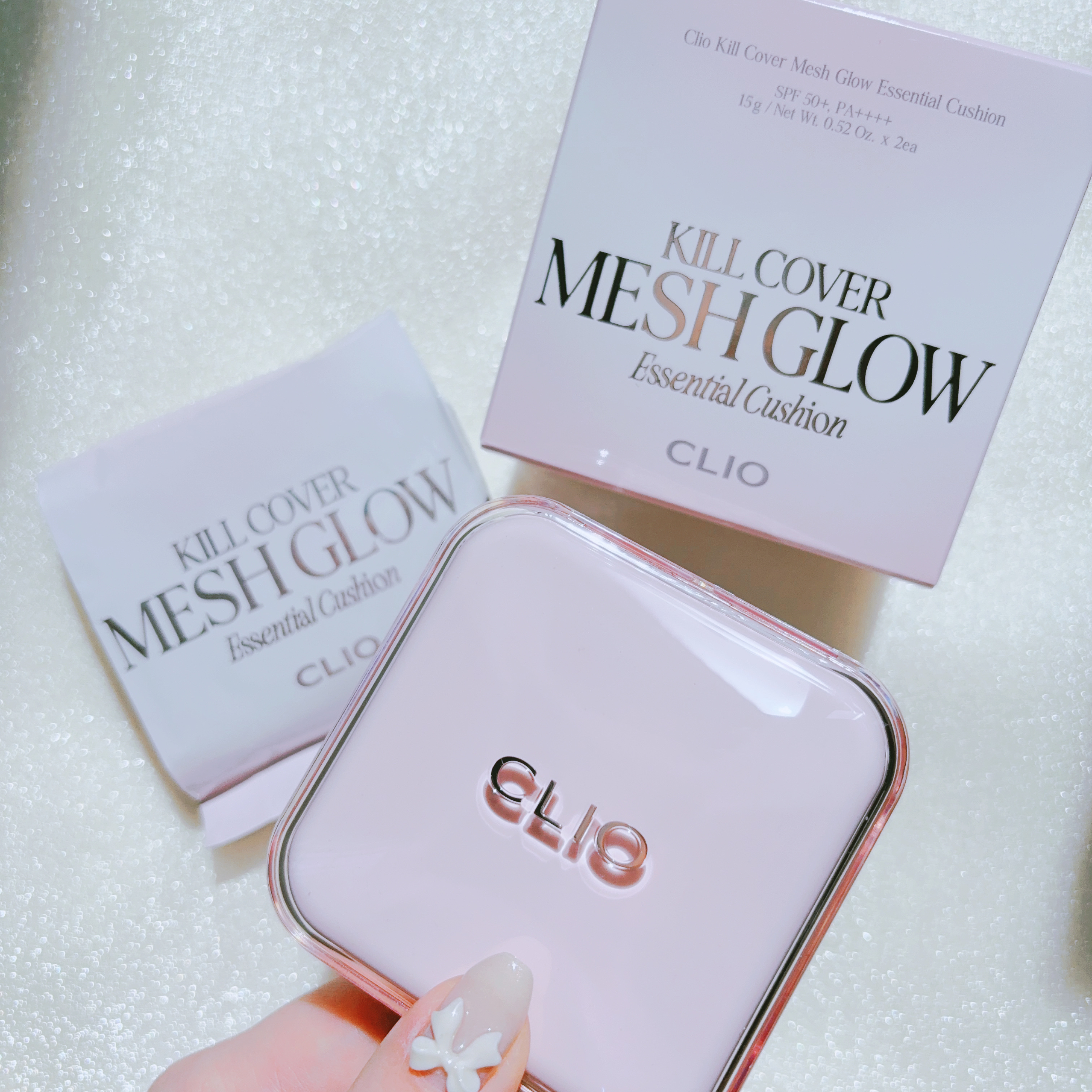 キルカバー メッシュ グロウ エッセンシャル クッション/CLIO/クッションファンデーションを使ったクチコミ（1枚目）