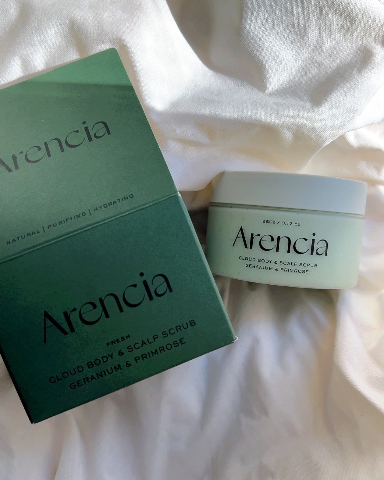 フレッシュクラウドスクラブ ゼラニウム&プリムローズ/アレンシア/ボディスクラブを使ったクチコミ(8枚目)