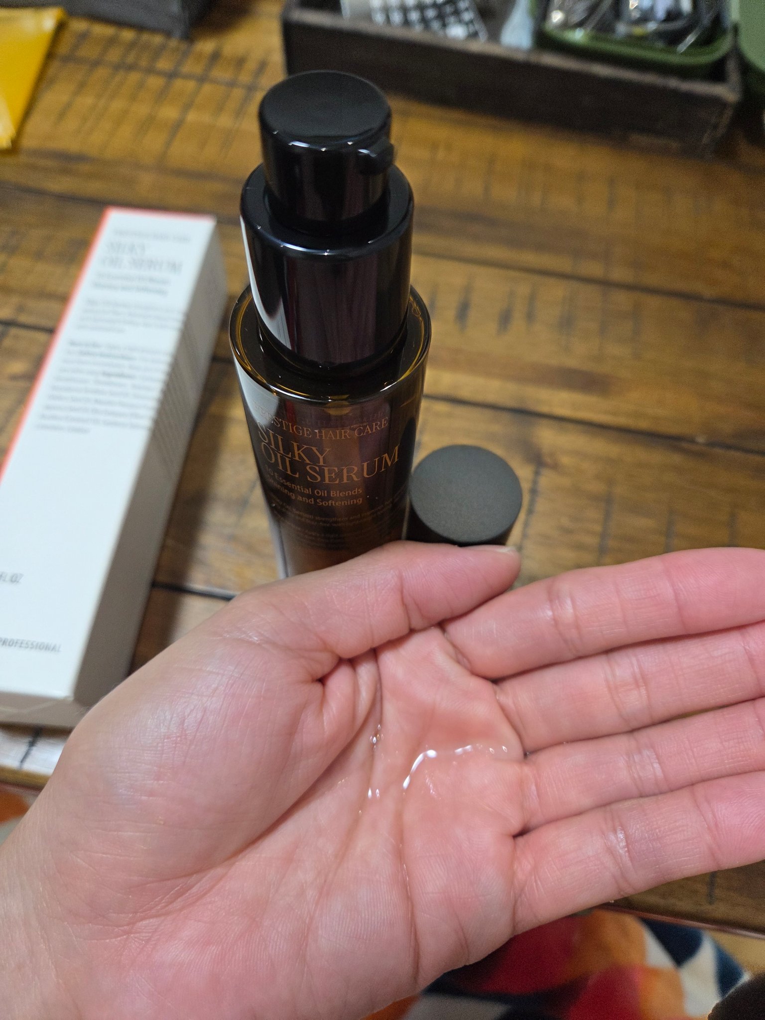 SILKY OIL SERUM/CULRY SHYLL/ヘアオイルを使ったクチコミ（1枚目）