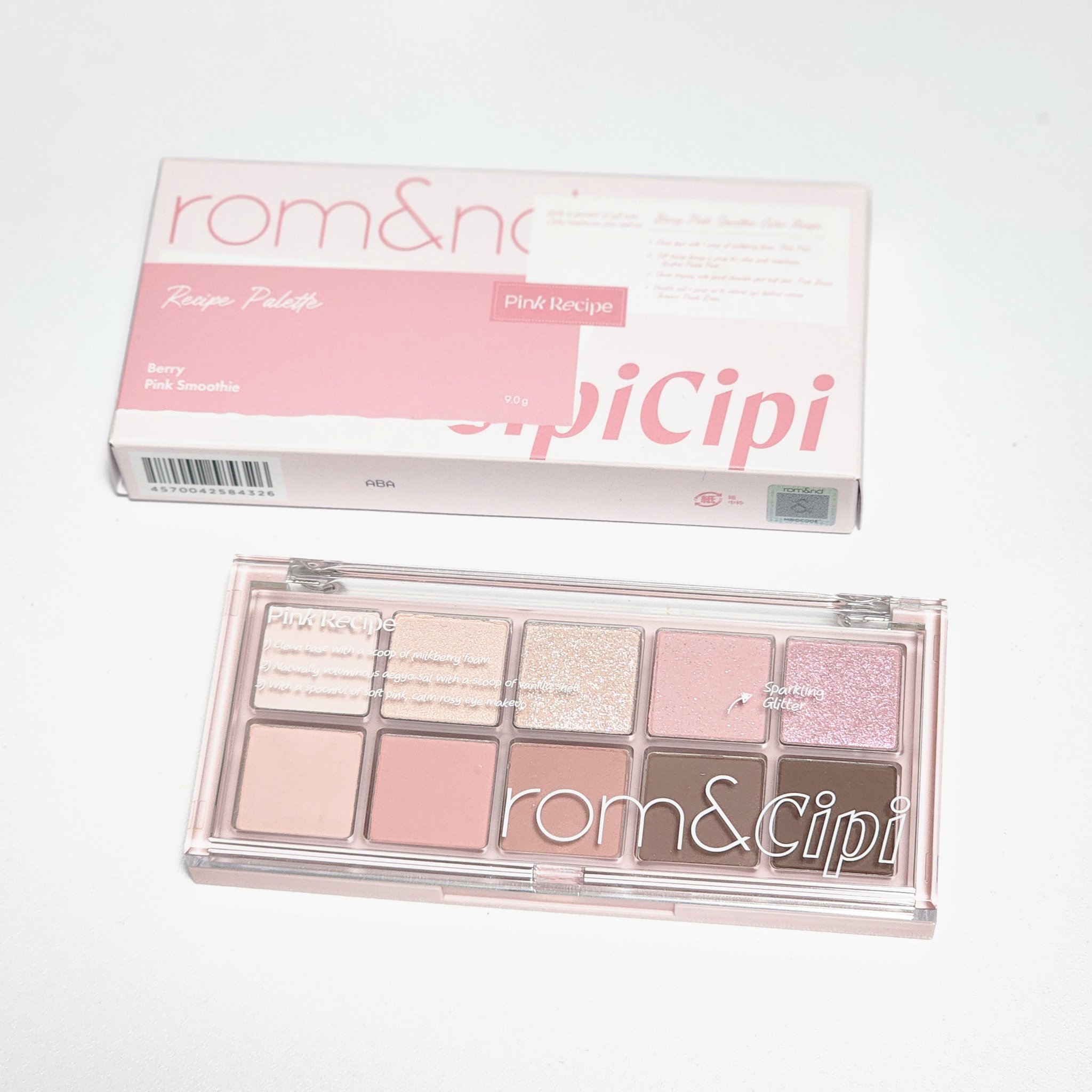 ロムシピ レシピパレット/rom&Cipi/アイシャドウパレットを使ったクチコミ（1枚目）