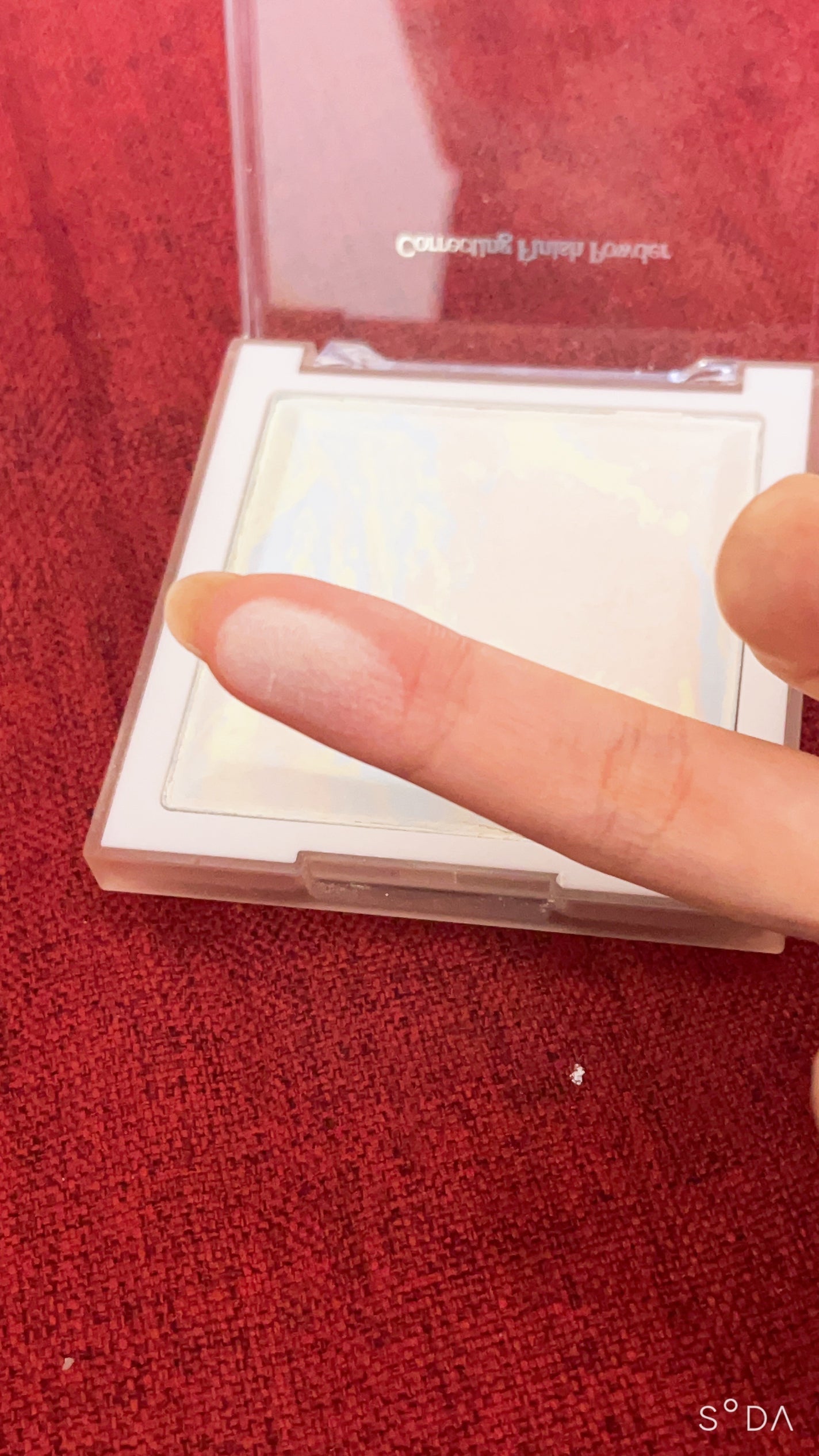 コレクティングフィニッシュパウダー/dasique/プレストパウダーを使ったクチコミ(4枚目)