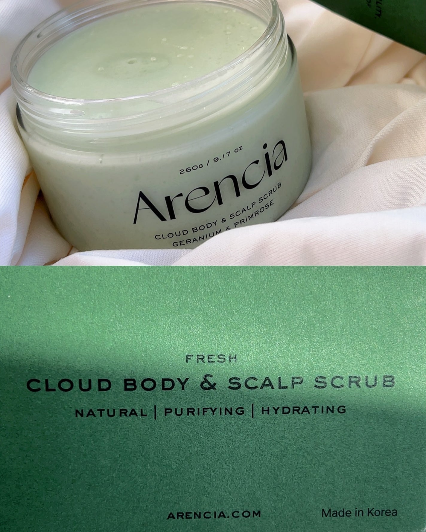 フレッシュクラウドスクラブ ゼラニウム&プリムローズ/アレンシア/ボディスクラブを使ったクチコミ(9枚目)