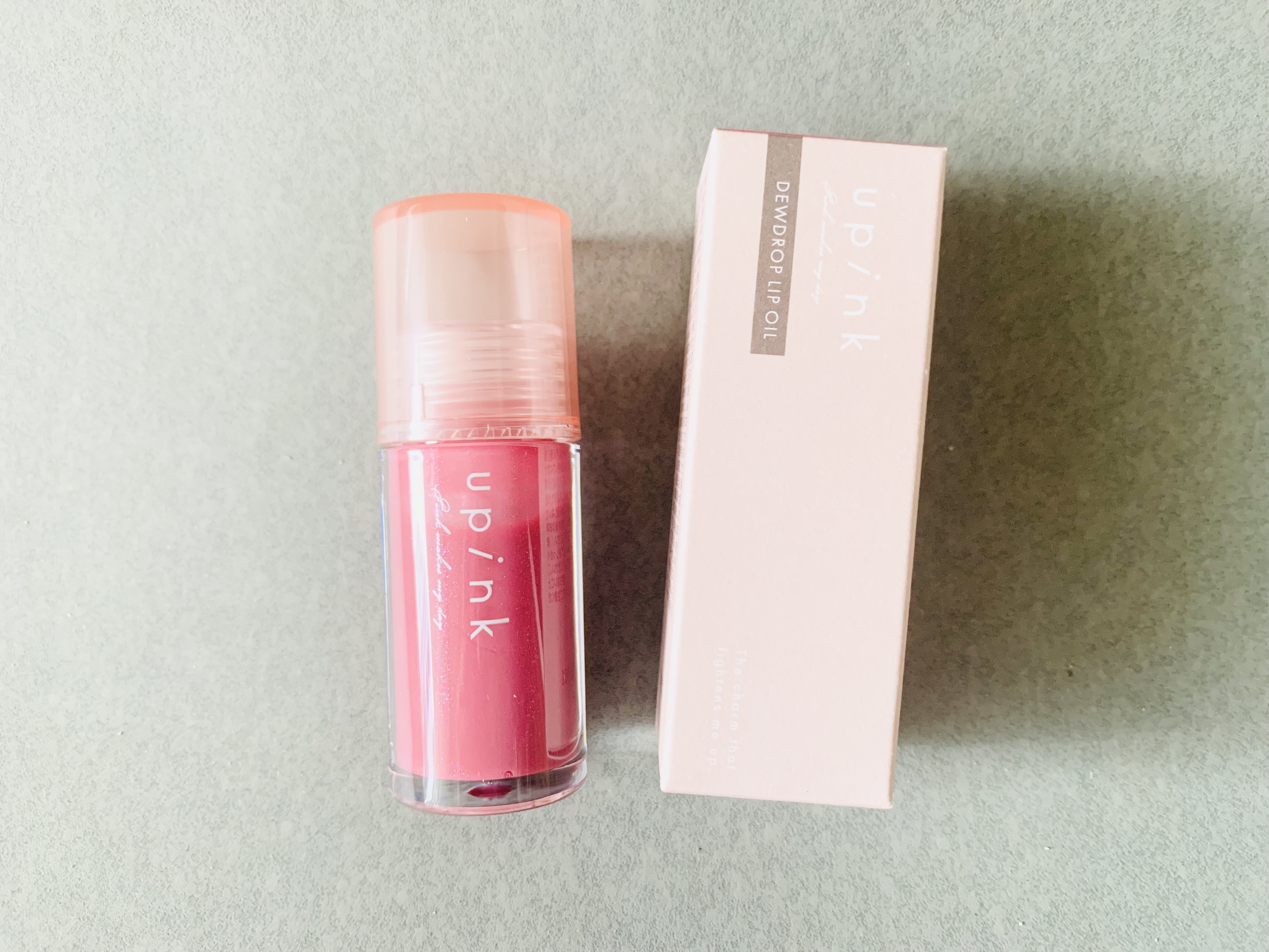 デュードロップリップオイル/upink/リップグロスを使ったクチコミ（2枚目）