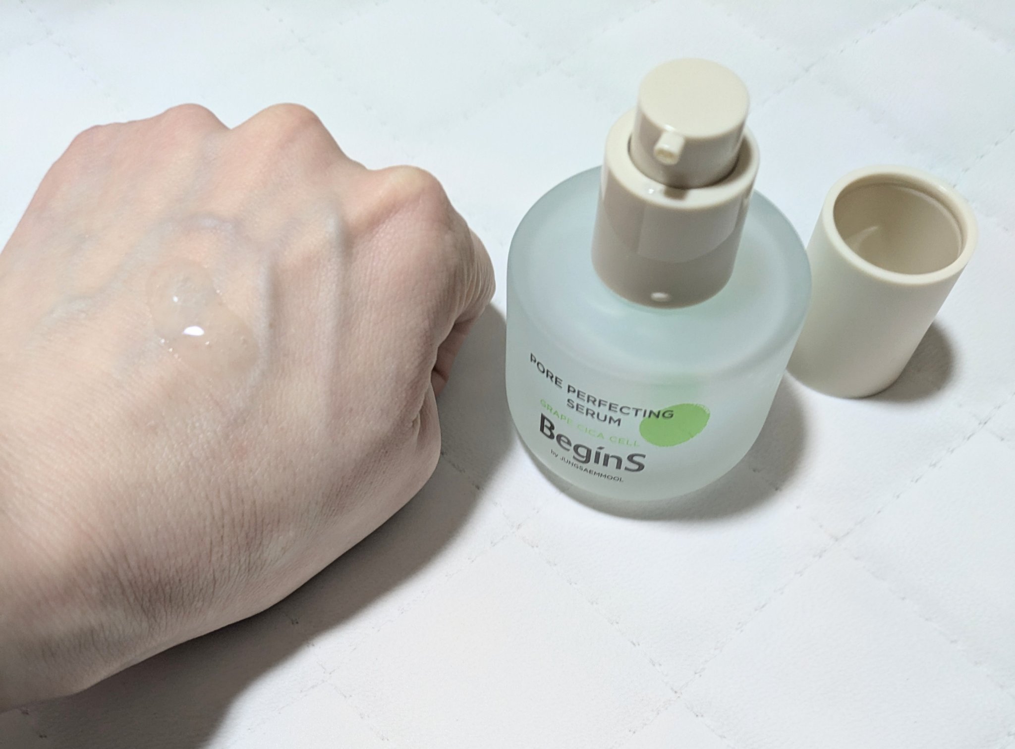 Pore Perfecting Serum/BeginS by JUNGSAEMMOOL/美容液を使ったクチコミ（3枚目）