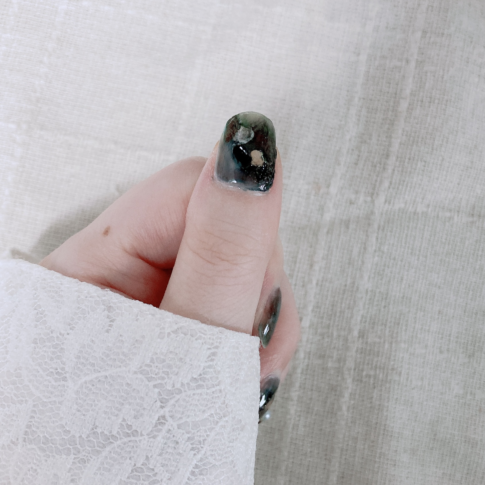 ムードペブルネイル/rom&nd/マニキュアを使ったクチコミ（2枚目）