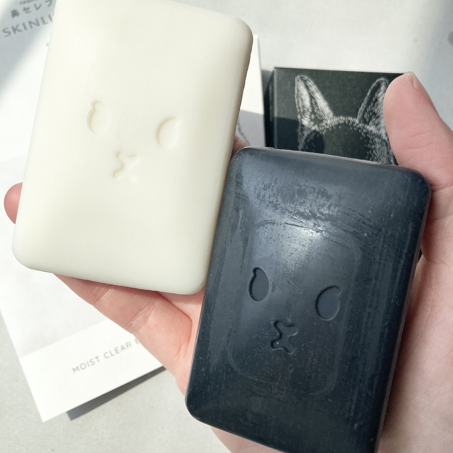 ネピア 鼻セレブ SKINLISM モイストクレンジングバー/ネピア/洗顔石鹸を使ったクチコミ（2枚目）