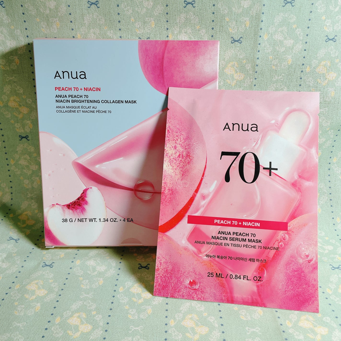 桃70ナイアシンコラーゲンフェイスパック/Anua/シートマスク・パックを使ったクチコミ(4枚目)