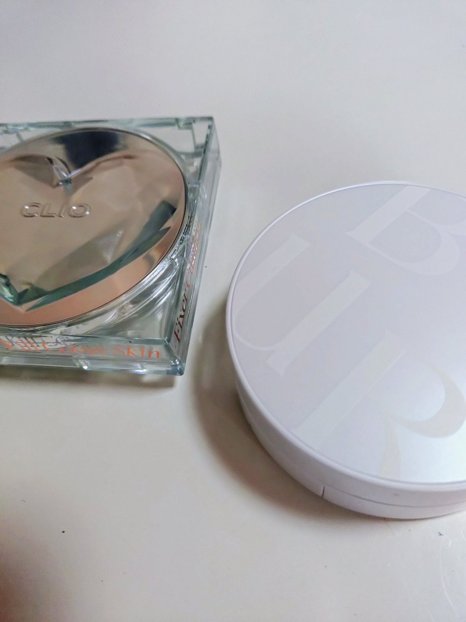 クリオ キル カバー スキン フィクサー クッション 21C LINGERIE/CLIO/クッションファンデーションを使ったクチコミ（1枚目）