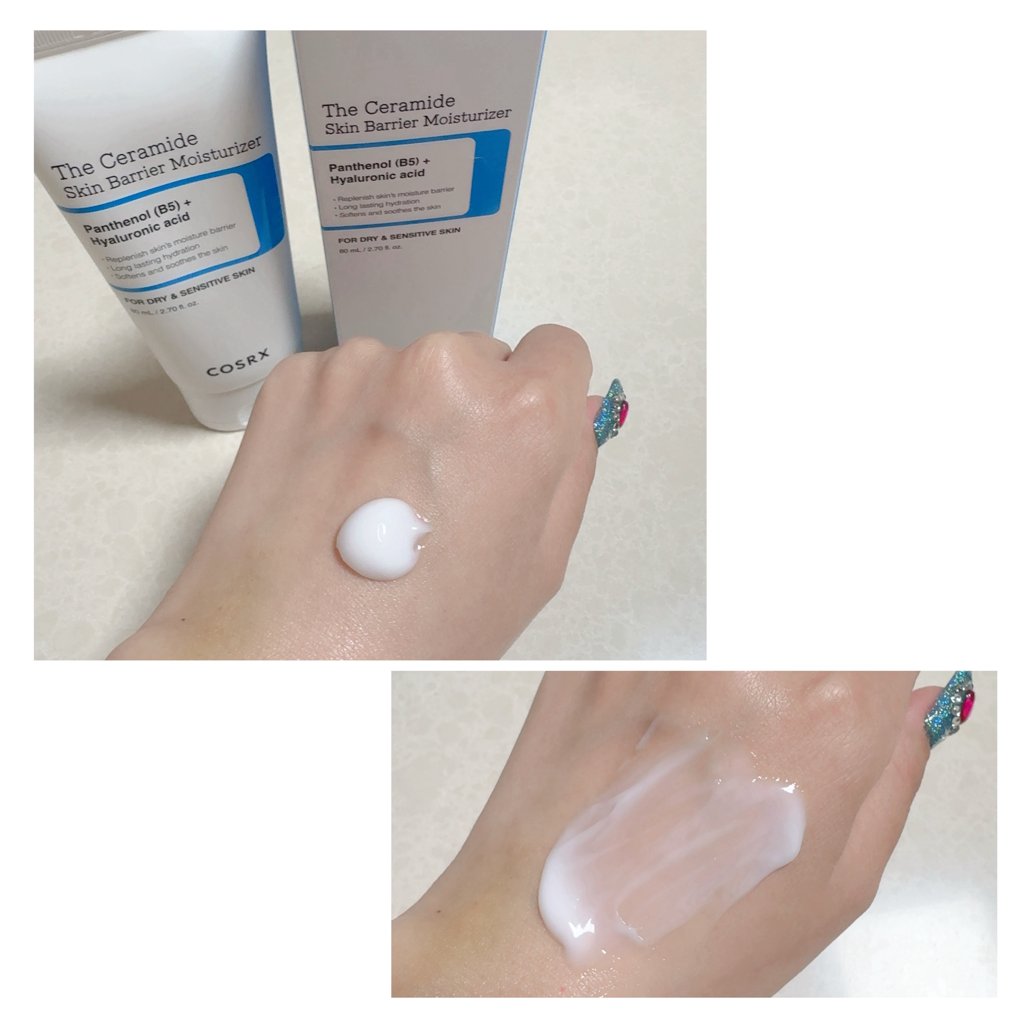 RXザ・セラミドスキンバリアモイスチャライザー/COSRX/フェイスクリームを使ったクチコミ（2枚目）