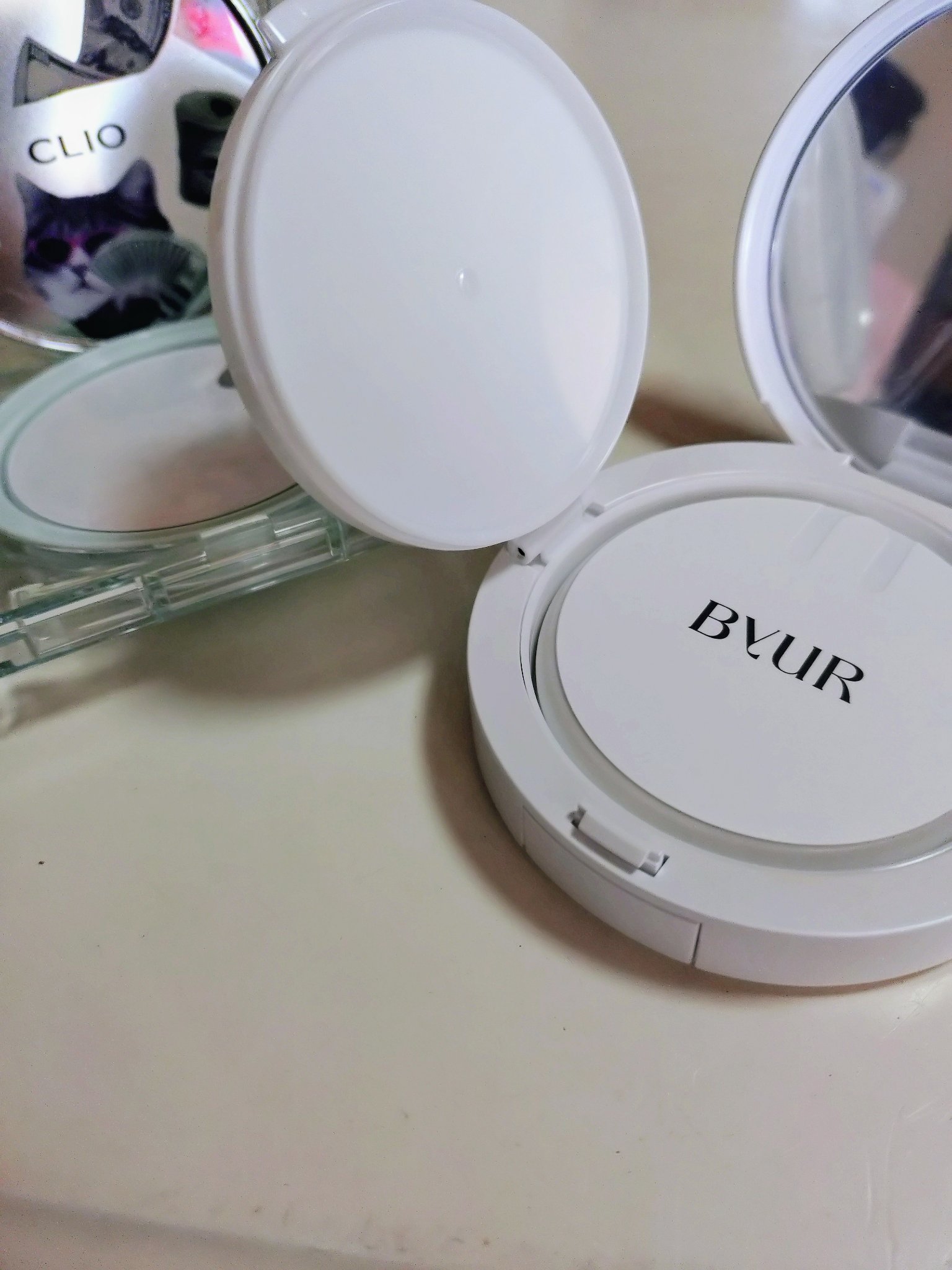 クリオ キル カバー スキン フィクサー クッション 21C LINGERIE/CLIO/クッションファンデーションを使ったクチコミ（2枚目）