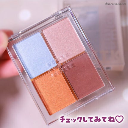 4色アイシャドウパレット 09 ボンボンズカラー/aZTK/アイシャドウパレットの画像