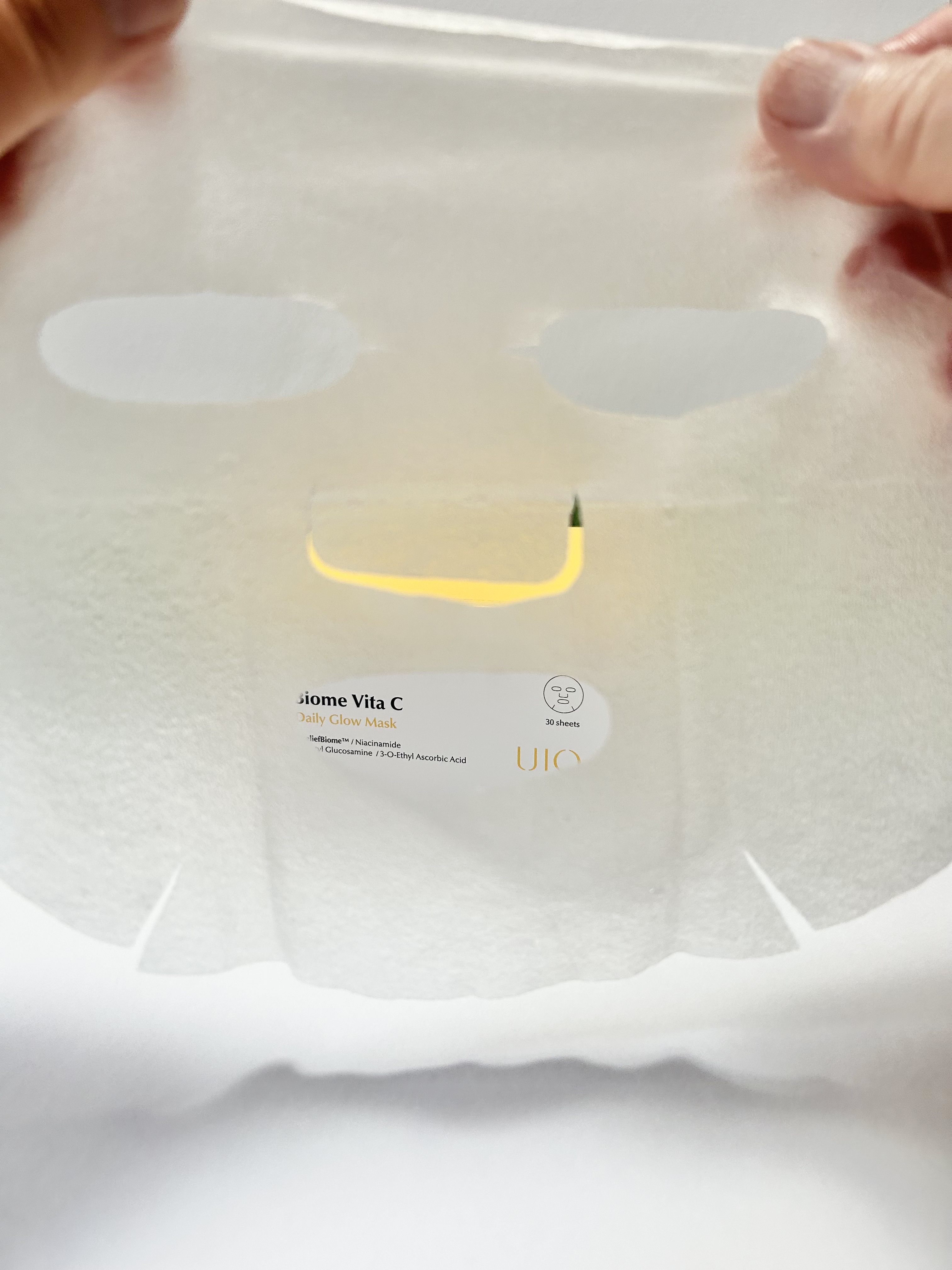 バイオームビタCグローデイリーシートマスク/UIQ/シートマスク・パックを使ったクチコミ（3枚目）