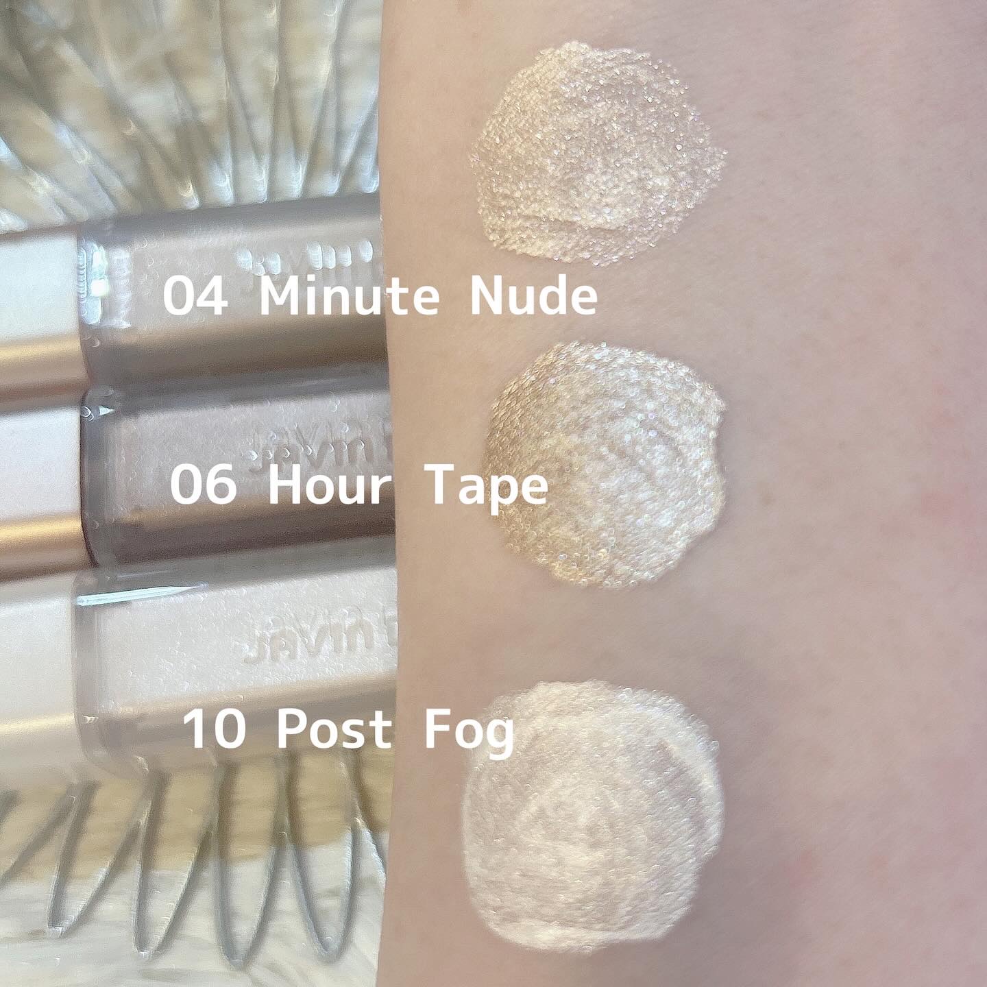 ウィンク アイ シマー ライト 10 ポストフォグ/Javin De Seoul/リキッドアイシャドウを使ったクチコミ（2枚目）