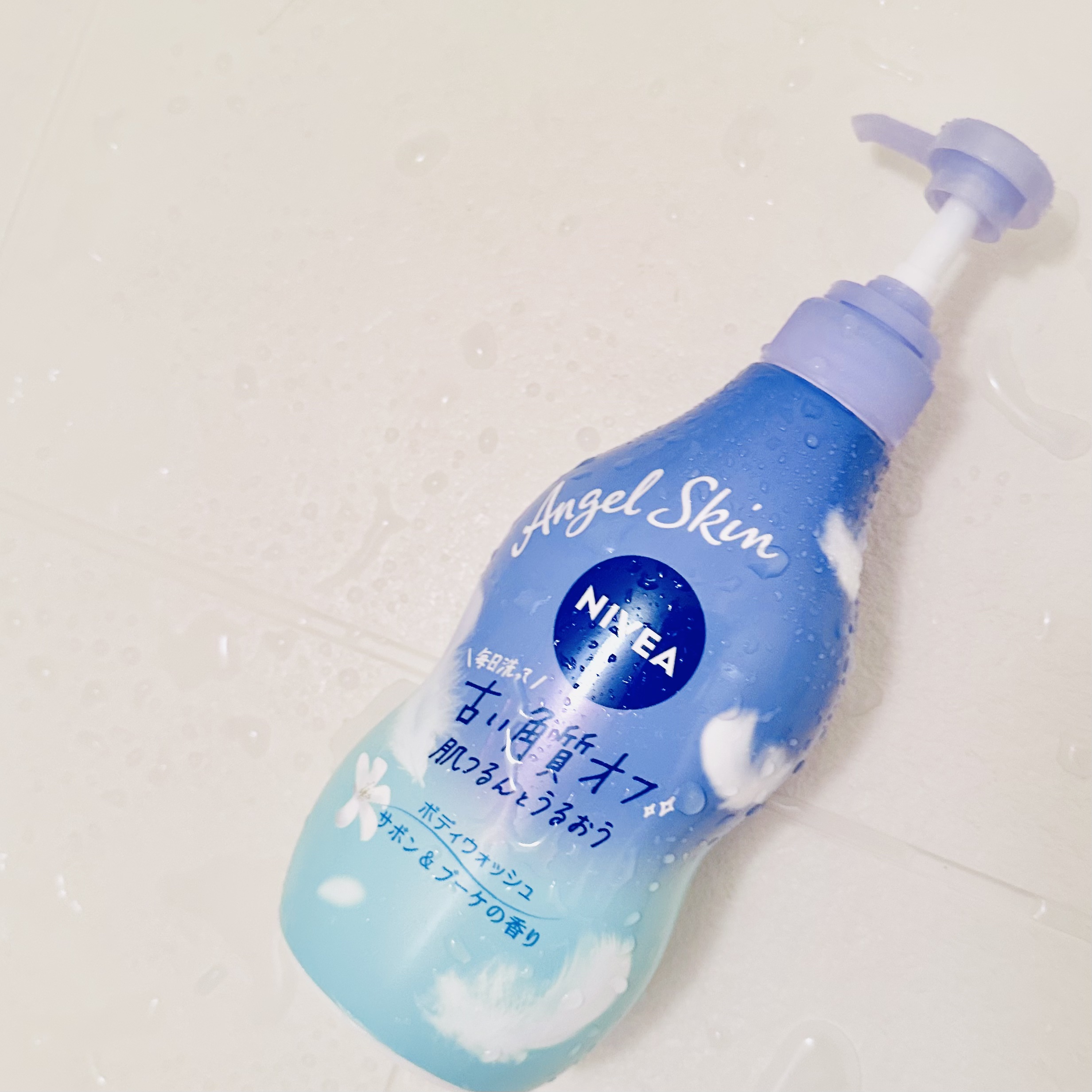 エンジェルスキン ボディウォッシュ サボン＆ブーケの香り/ニベア/ボディソープを使ったクチコミ（2枚目）