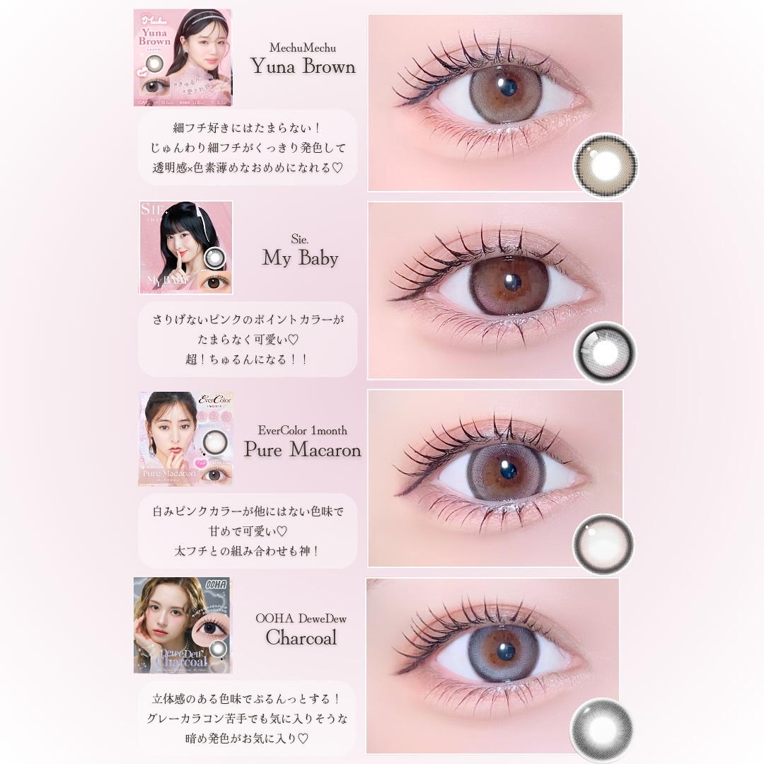 Chu's me 1day/Chu's me/ワンデー（１DAY）カラコンを使ったクチコミ（3枚目）