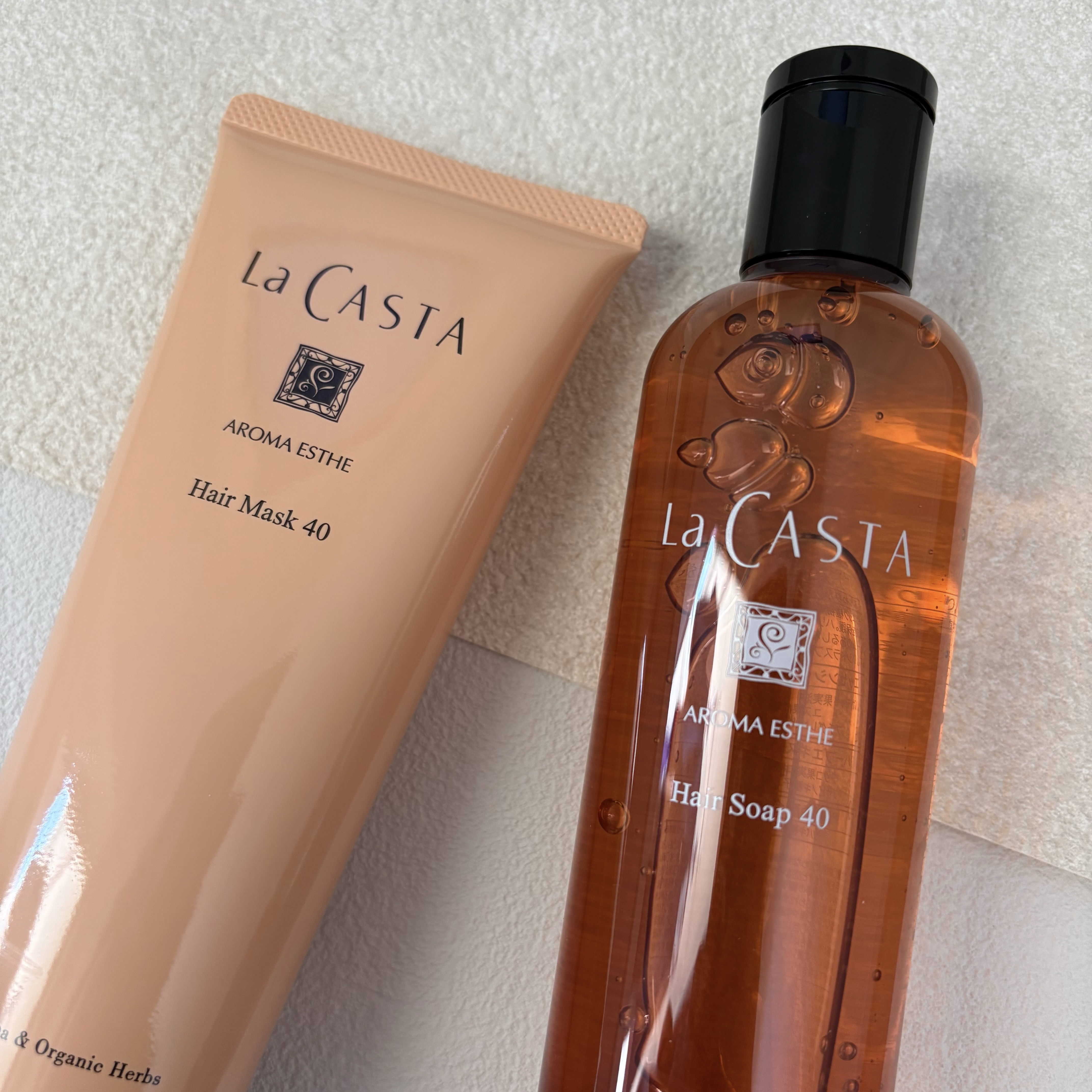 ラ・カスタ アロマエステ ヘアソープ 40/ヘアマスク 40/ラ・カスタ/市販シャンプーを使ったクチコミ（1枚目）