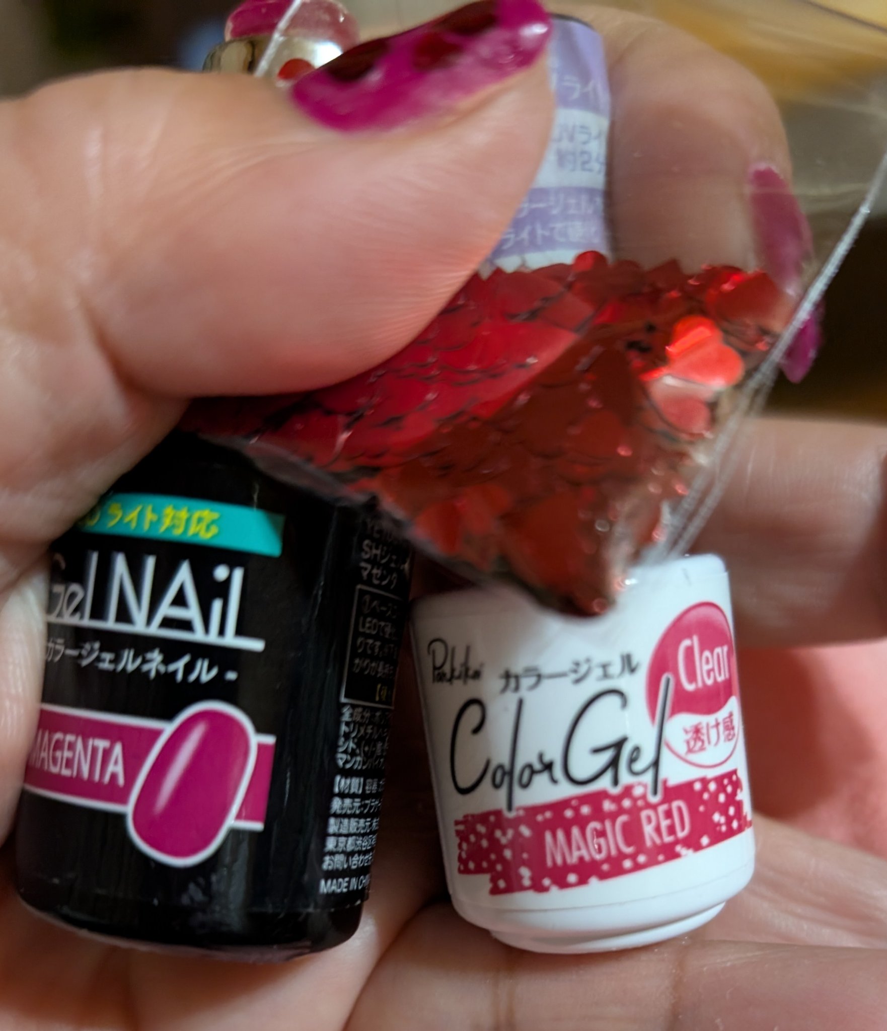 ジェルネイル/セリア/ジェルネイルを使ったクチコミ（2枚目）