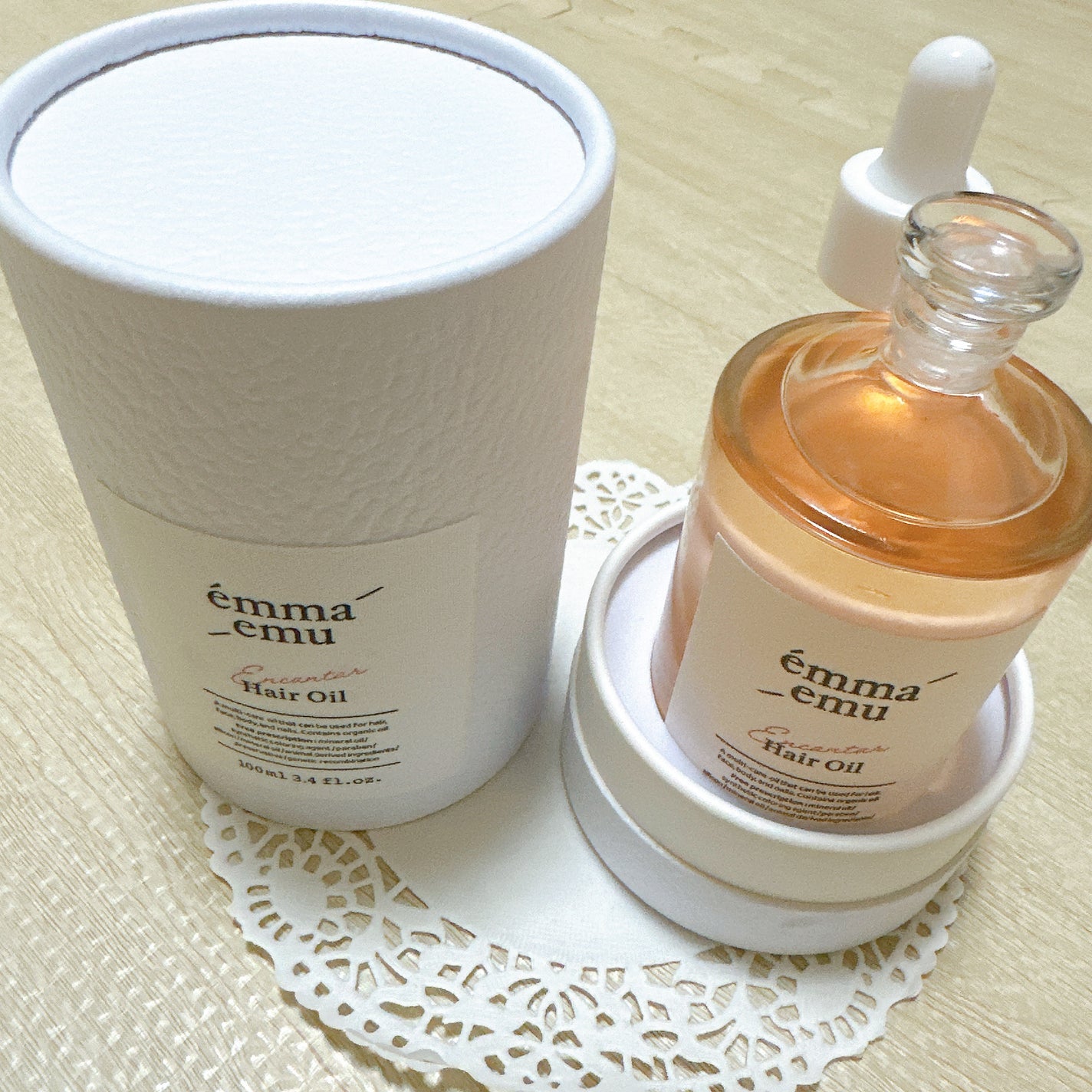 エンカンタールヘアオイル ピオニー&ムスク/emma emu/ヘアオイルを使ったクチコミ(3枚目)