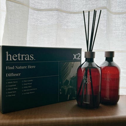 プレミアムディフューザー/hetras/ルームフレグランスを使ったクチコミ(1枚目)