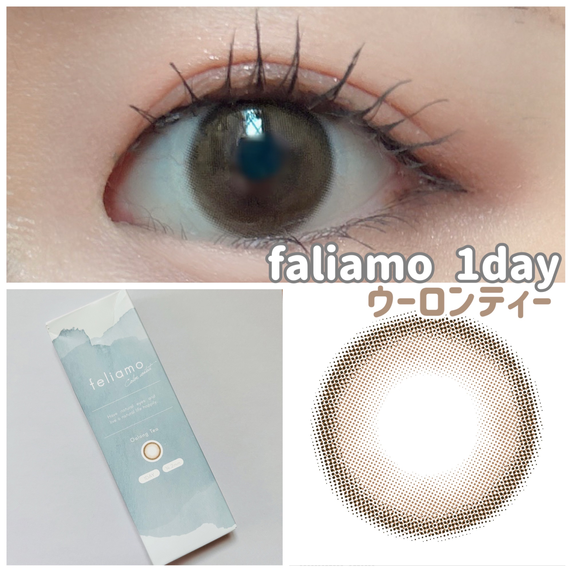 feliamo 1day/feliamo/ワンデー（１DAY）カラコンを使ったクチコミ（1枚目）