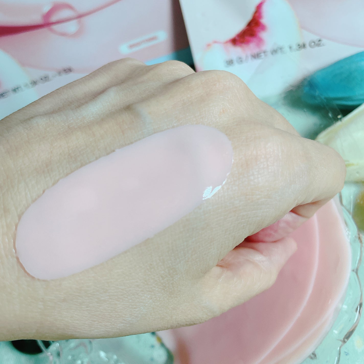 桃70ナイアシンコラーゲンフェイスパック/Anua/シートマスク・パックを使ったクチコミ(3枚目)