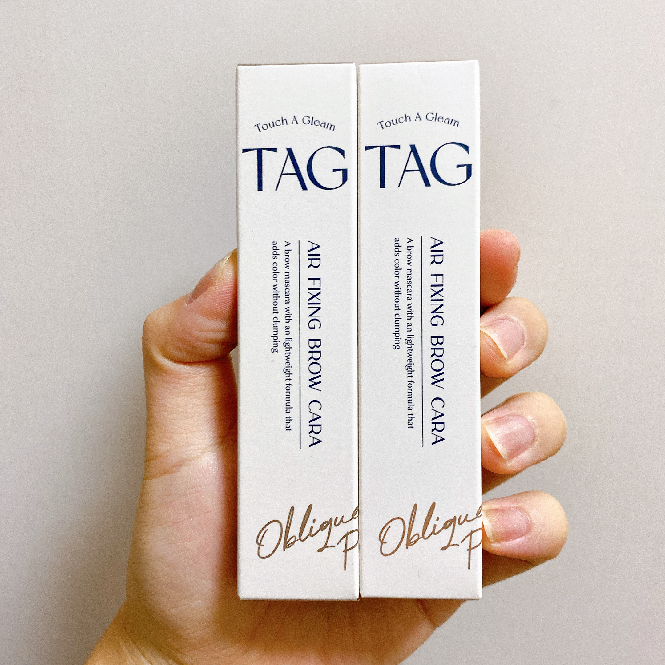 エアフィクシングブロウカラー/TAG/眉マスカラを使ったクチコミ（3枚目）