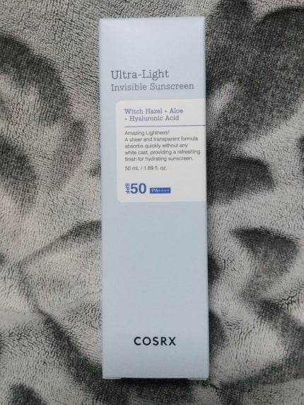 COSRX ウルトラライト透明UVクリームのクチコミ「【使った商品】ウルトラライト透明UVクリーム
【商品の特徴】日焼け止め
【使用感】乳液っぽい
.....」(1枚目)