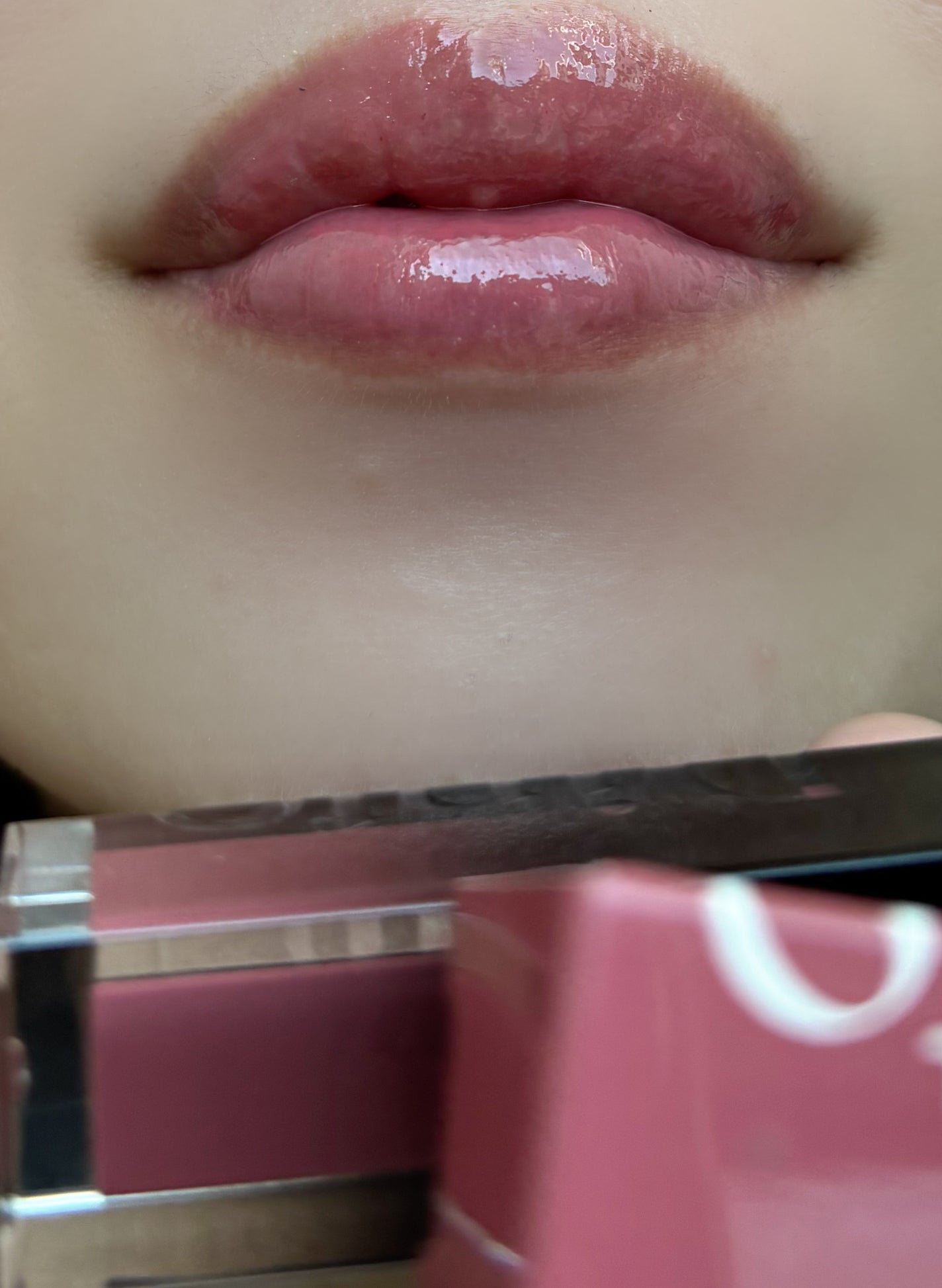 ディープキスド プランピング リップエナメル/Dinto/リップグロスを使ったクチコミ(4枚目)