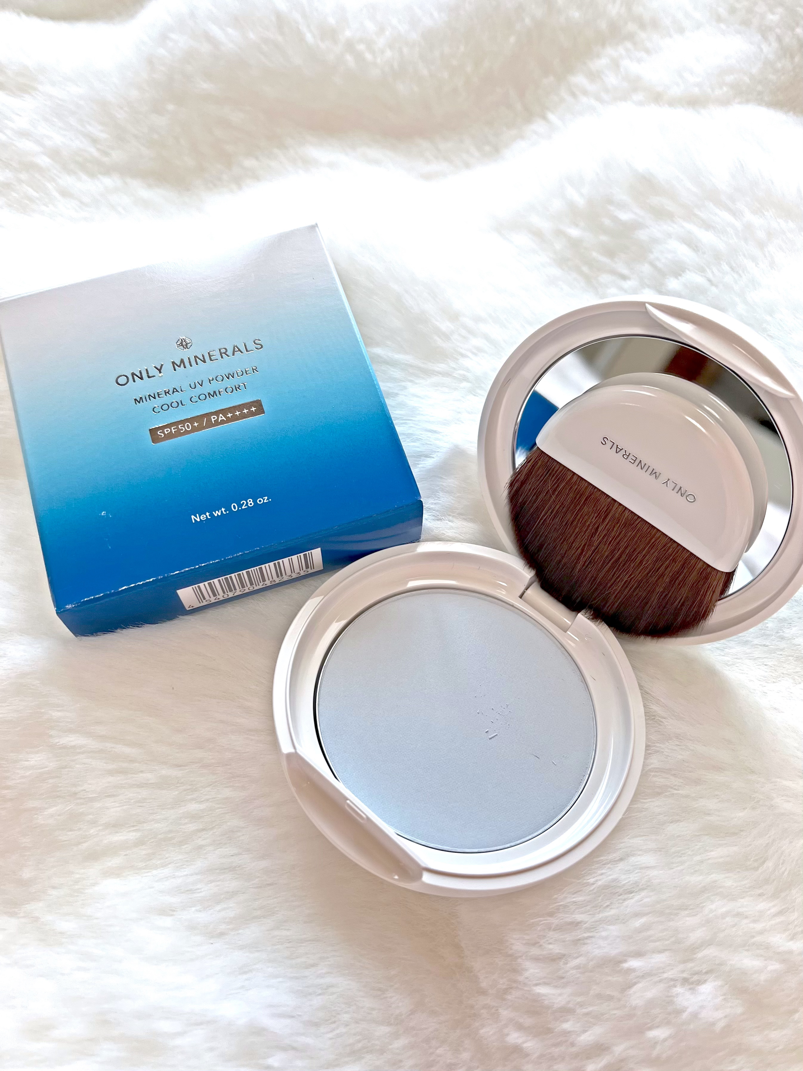 ミネラルUVパウダーS クールコンフォート EX02 アイスブルー/ONLY MINERALS/プレストパウダーを使ったクチコミ（1枚目）